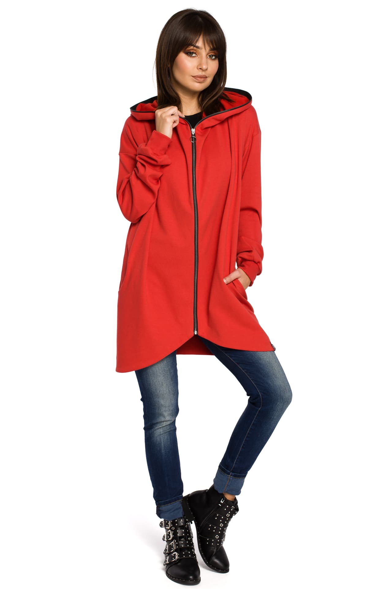 

B054 bluza czerwona (kolor czerwony, rozmiar S/M)