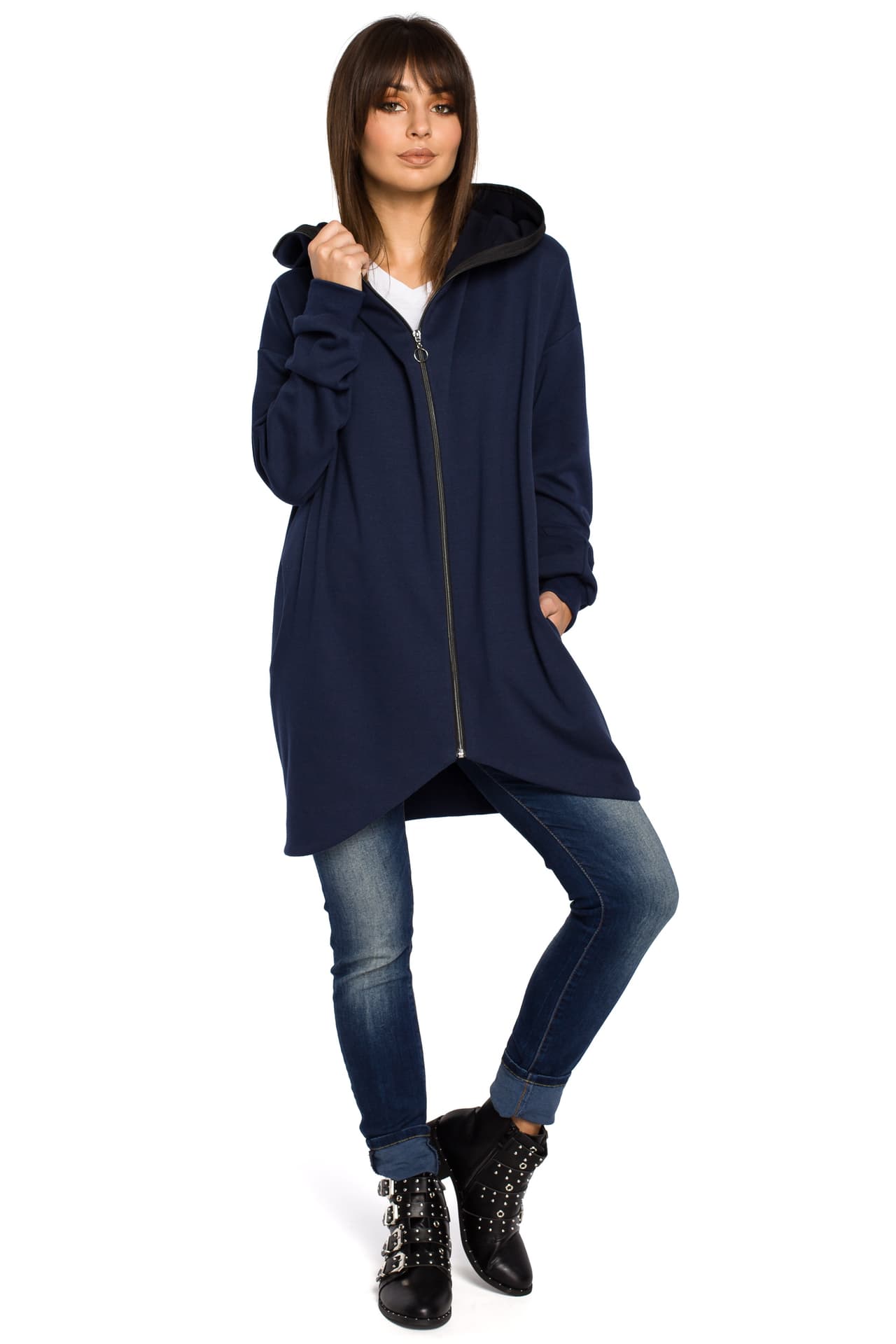 

B054 bluza granatowa (kolor Granatowy, rozmiar S/M)