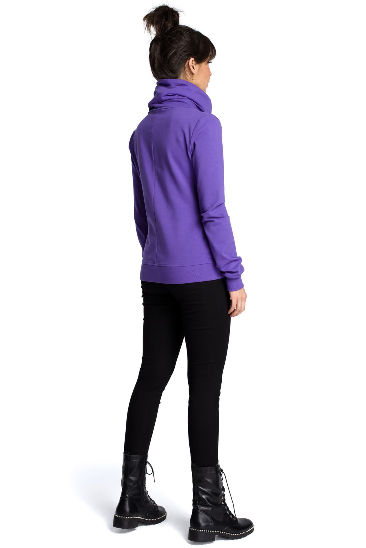 

B071 Bluza z zamkiem fioletowa (kolor fiolet, rozmiar L)