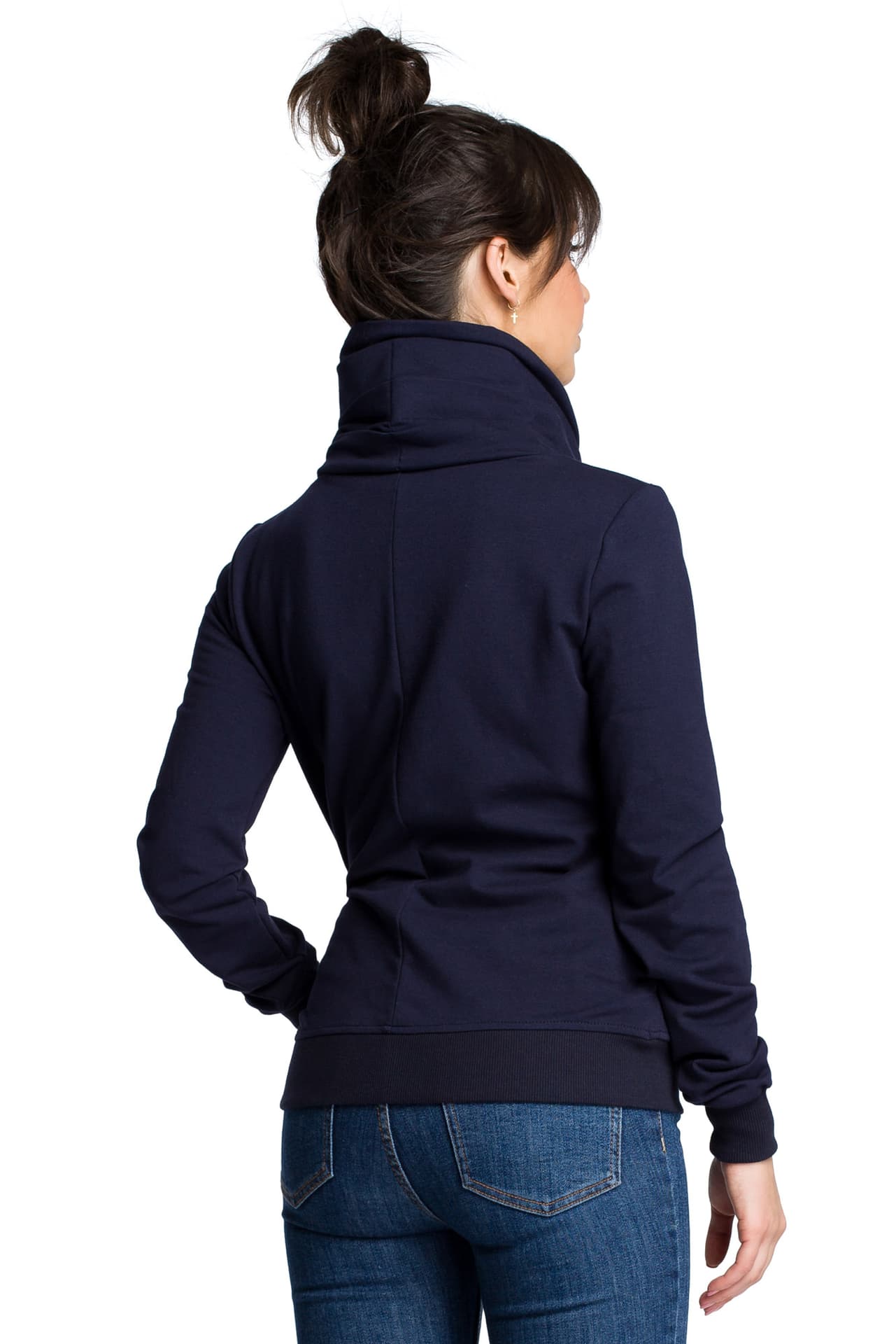 

B071 Bluza z zamkiem granatowa (kolor granat, rozmiar M)