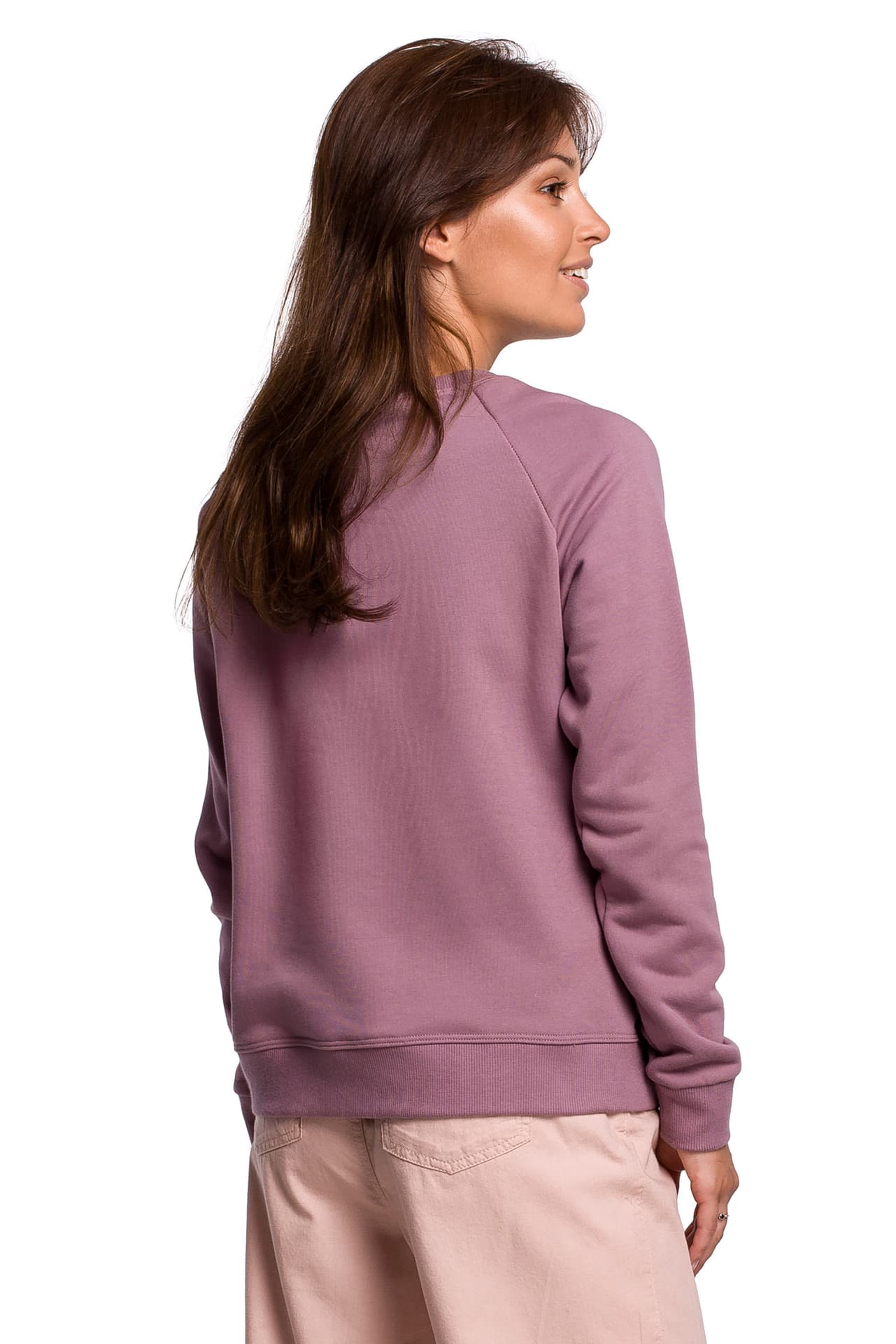 

B167 Bluza z nadrukiem - wrzosowa (kolor wrzos, rozmiar S)