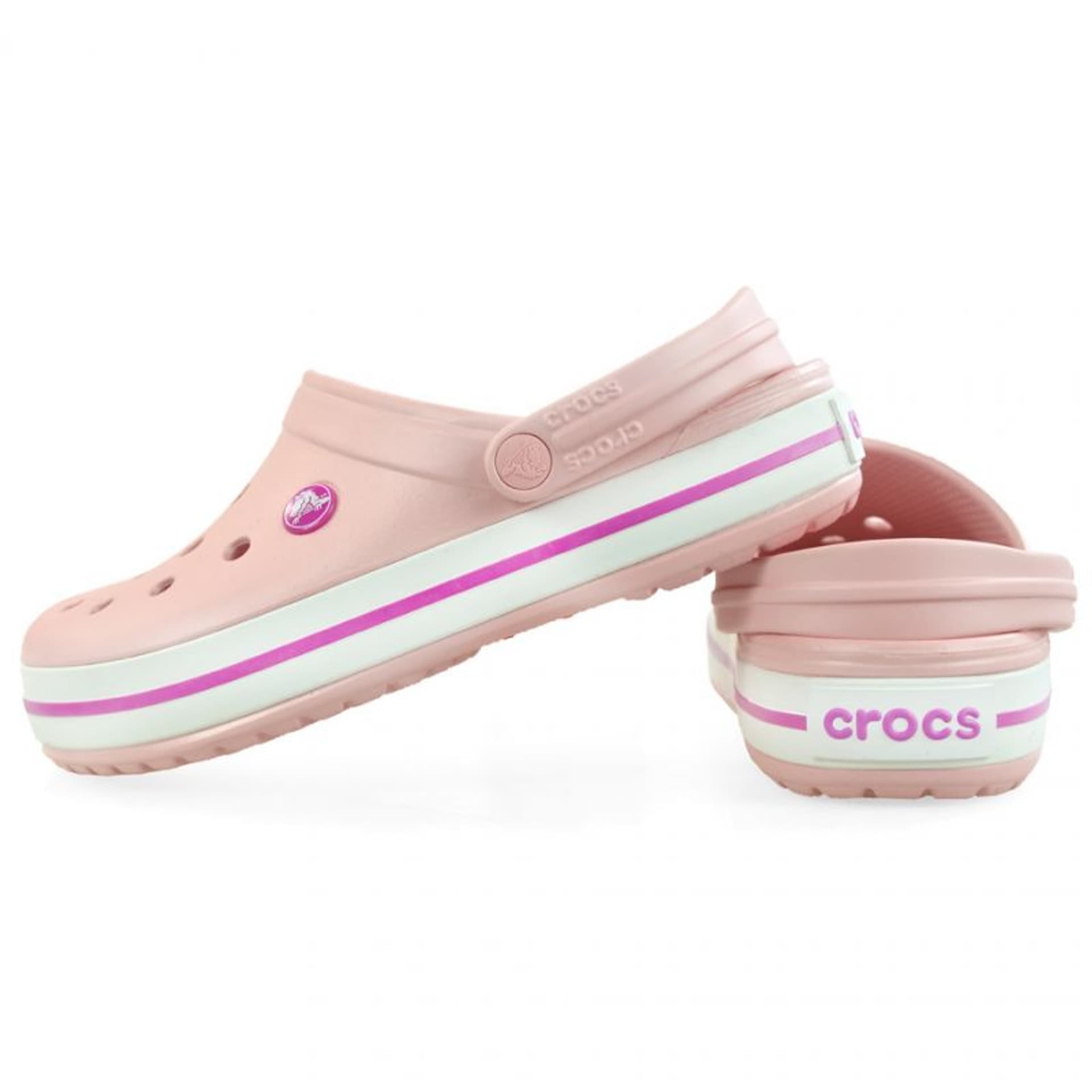 

Klapki Crocs Crocband różowe 11016 6MB (kolor Różowy, rozmiar 38-39)