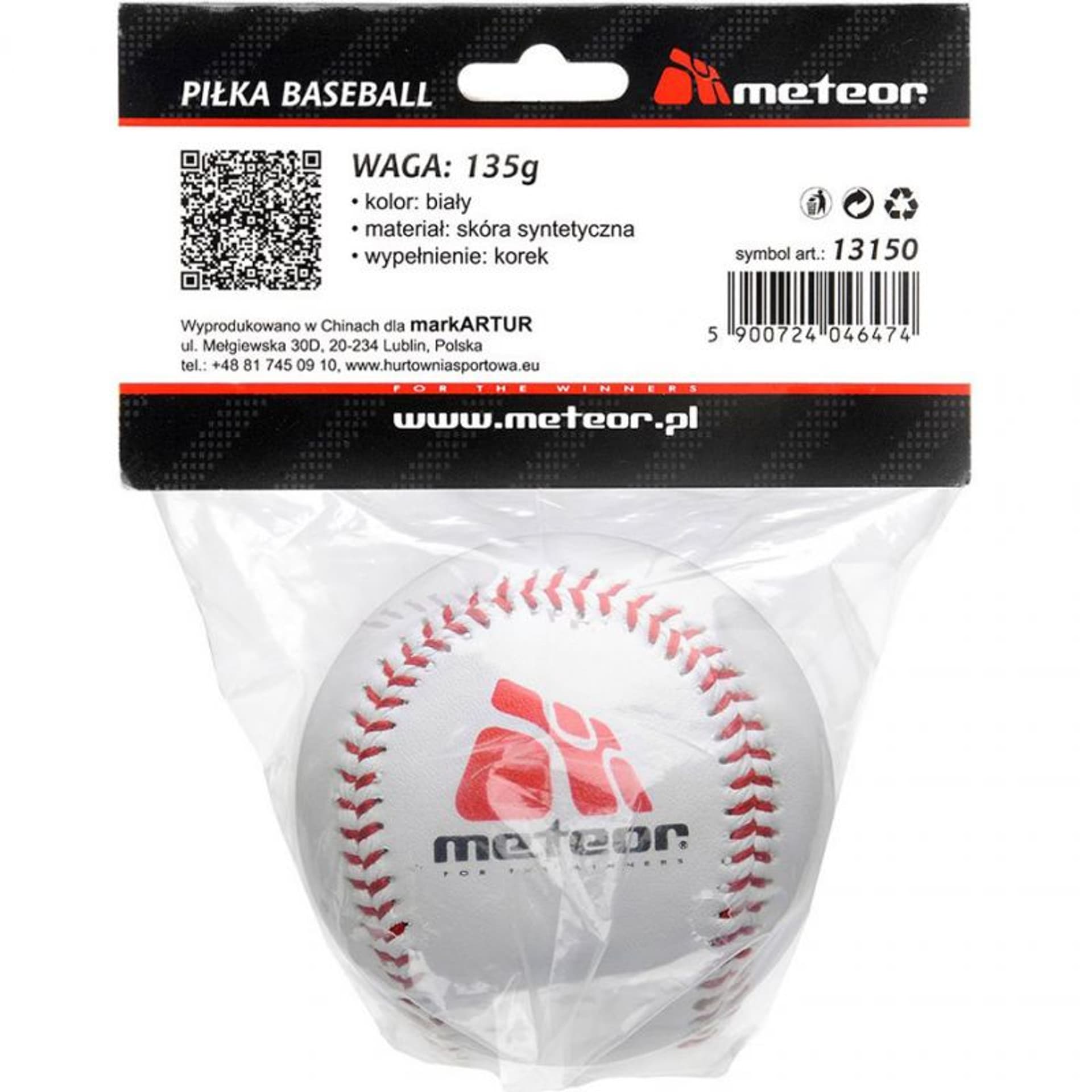 

Piłka baseball METEOR