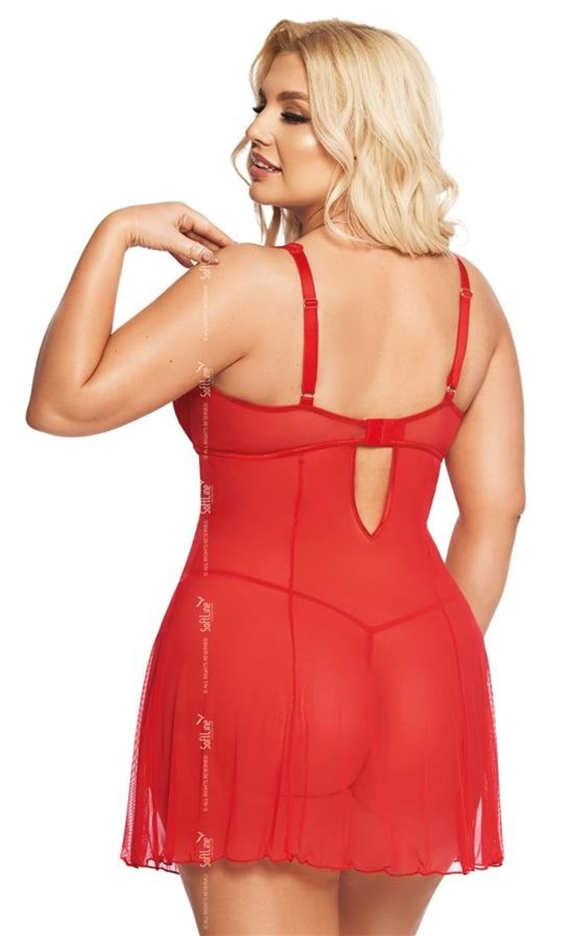 

Berta czerwony plus size 1892 (kolor czerwony, rozmiar 2xl)