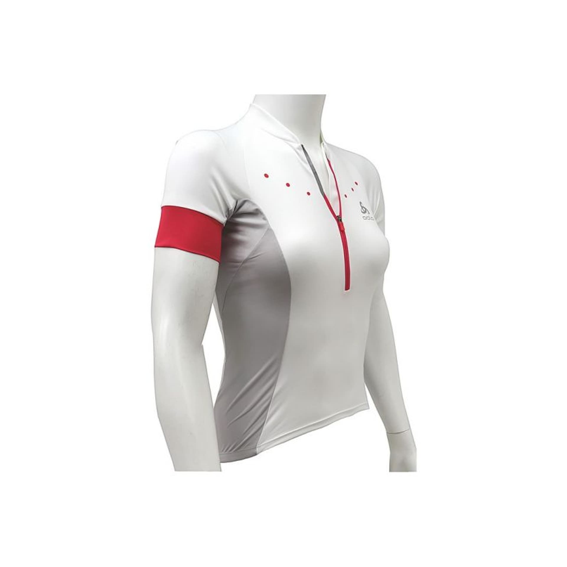 

Koszulka Odlo Stand-Up Collar S/S 1/2 Zip Gavia W 410891-10000 (kolor Biały, rozmiar XL)