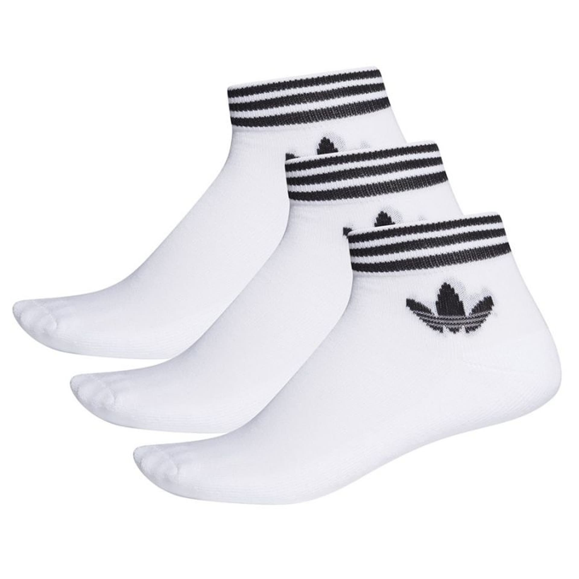 

adidas Originals Trefoil Ankle Socks 3P M (kolor Biały)