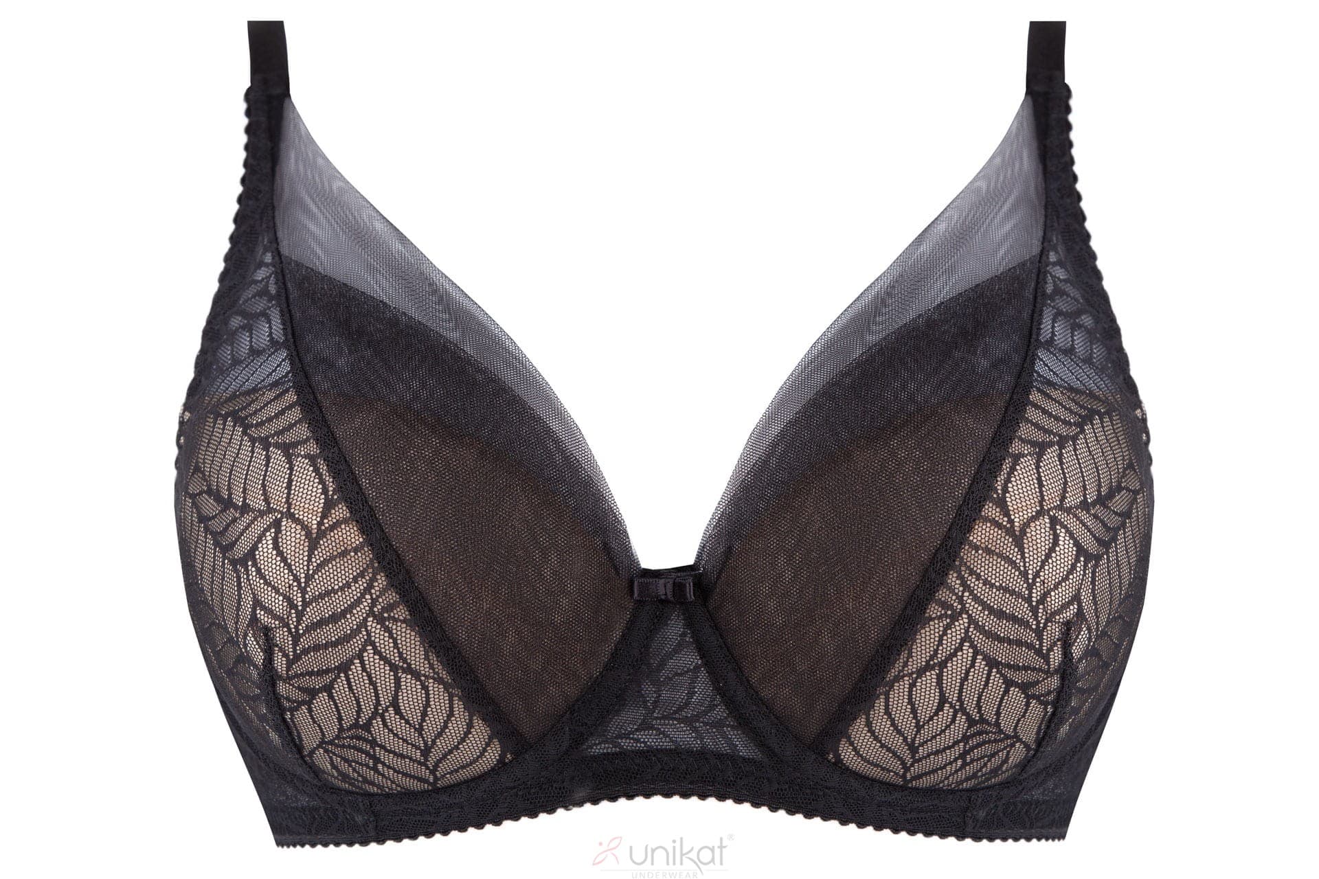 

Biustonosz "NAVI" push up (kolor CZARNY BEŻ, rozmiar 70C)