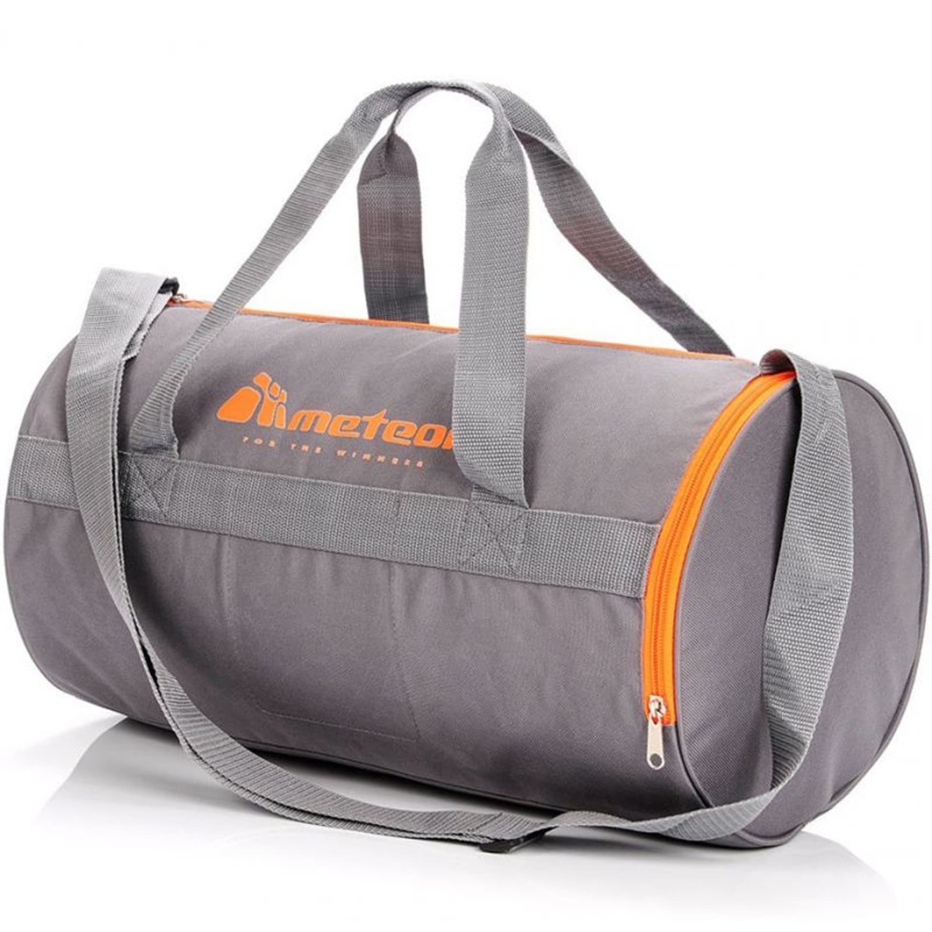 

Torba fitness Meteor Siggy 25L (kolor Pomarańczowy. Szary/Srebrny)