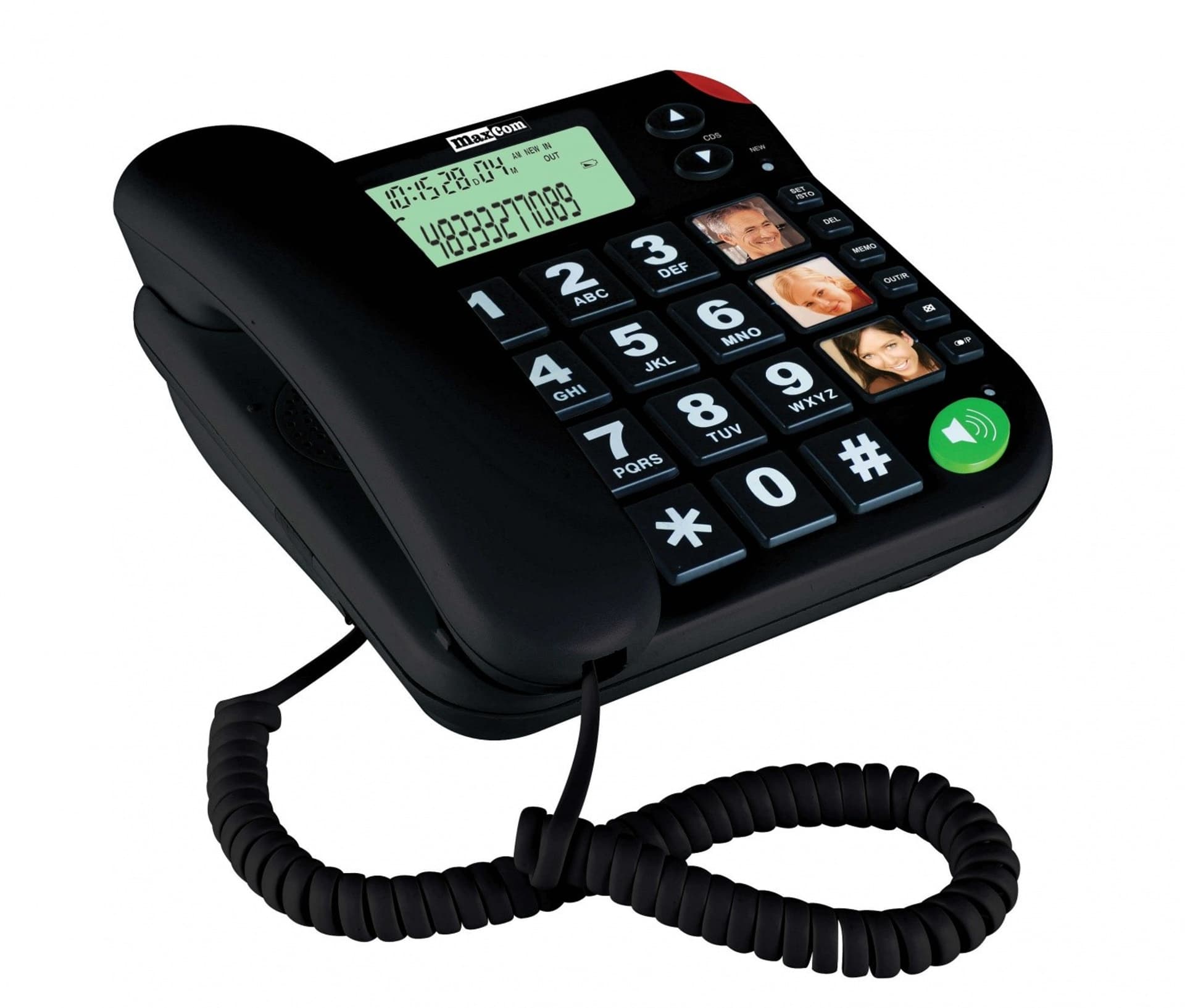 

KXT480 BB telefon przewodowy, czarny