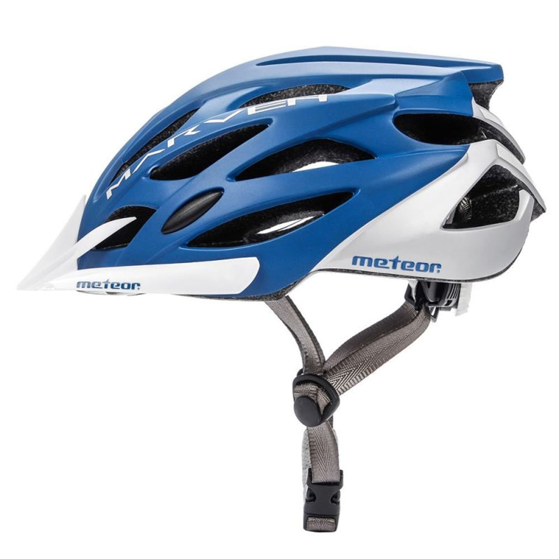 

Kask Rowerowy Meteor Marven (kolor Biały. Niebieski)