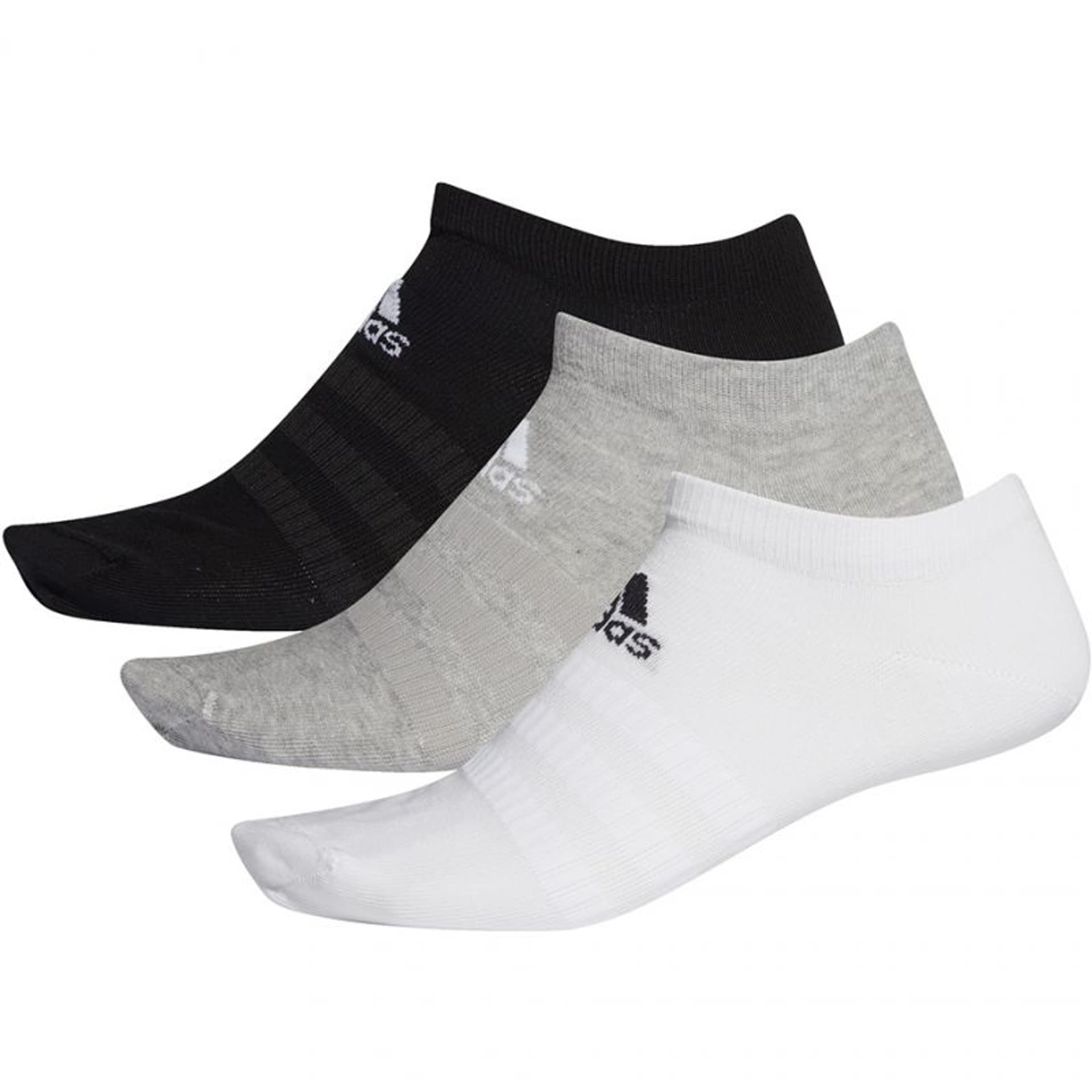 

Skarpety adidas Light Low 3pary DZ9400 (kolor Biały. Czarny. Szary/Srebrny, rozmiar 43-45)