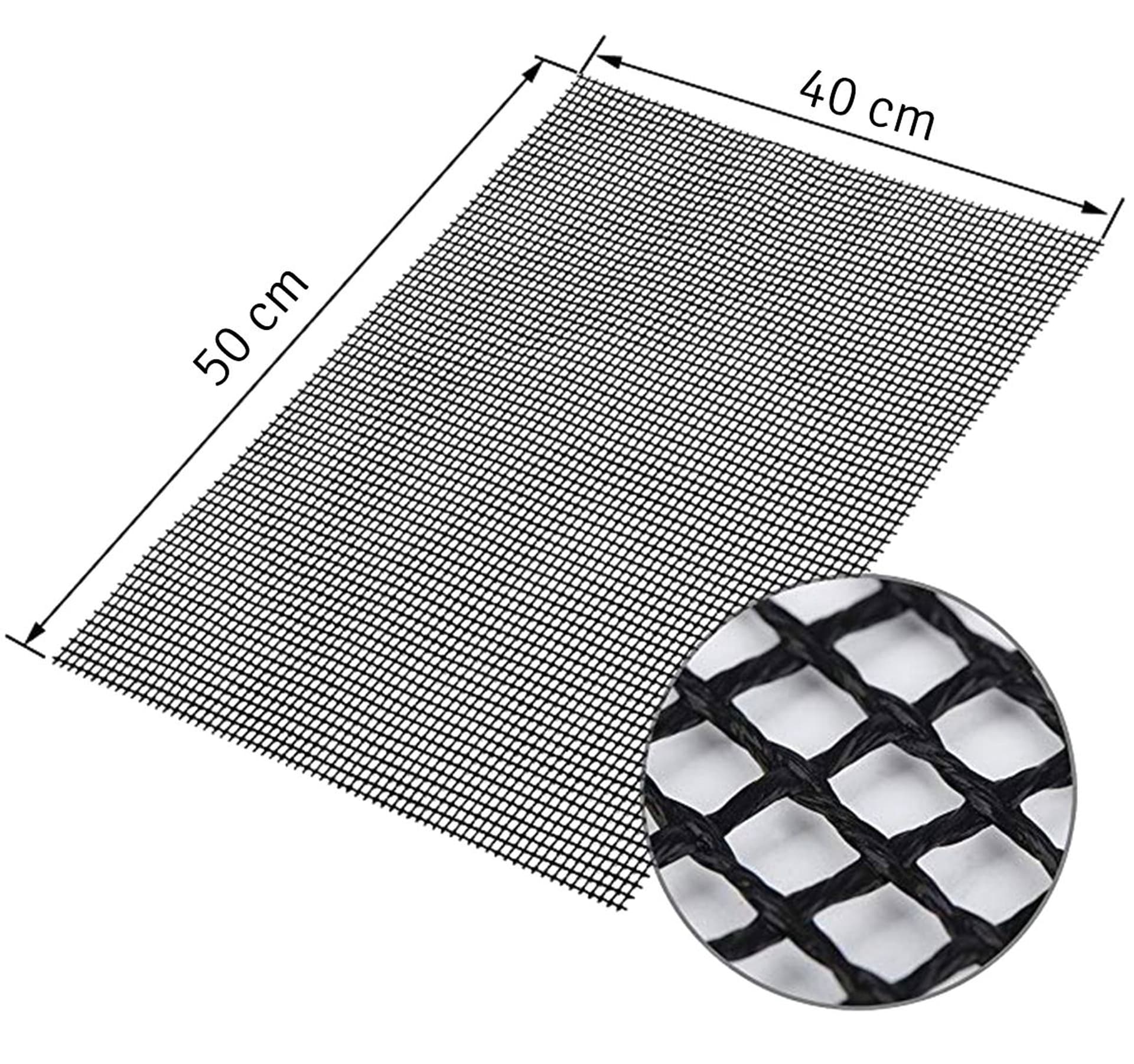 

AG666D Mata teflonowa siatka 50x40cm xxl