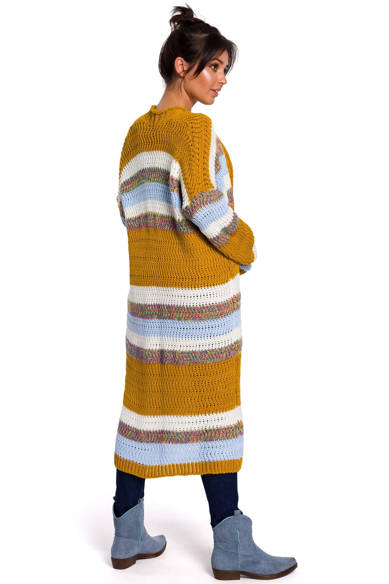 

BK036 Kardigan wielokolorowy - model 5 (kolor musztarda, rozmiar S/M)