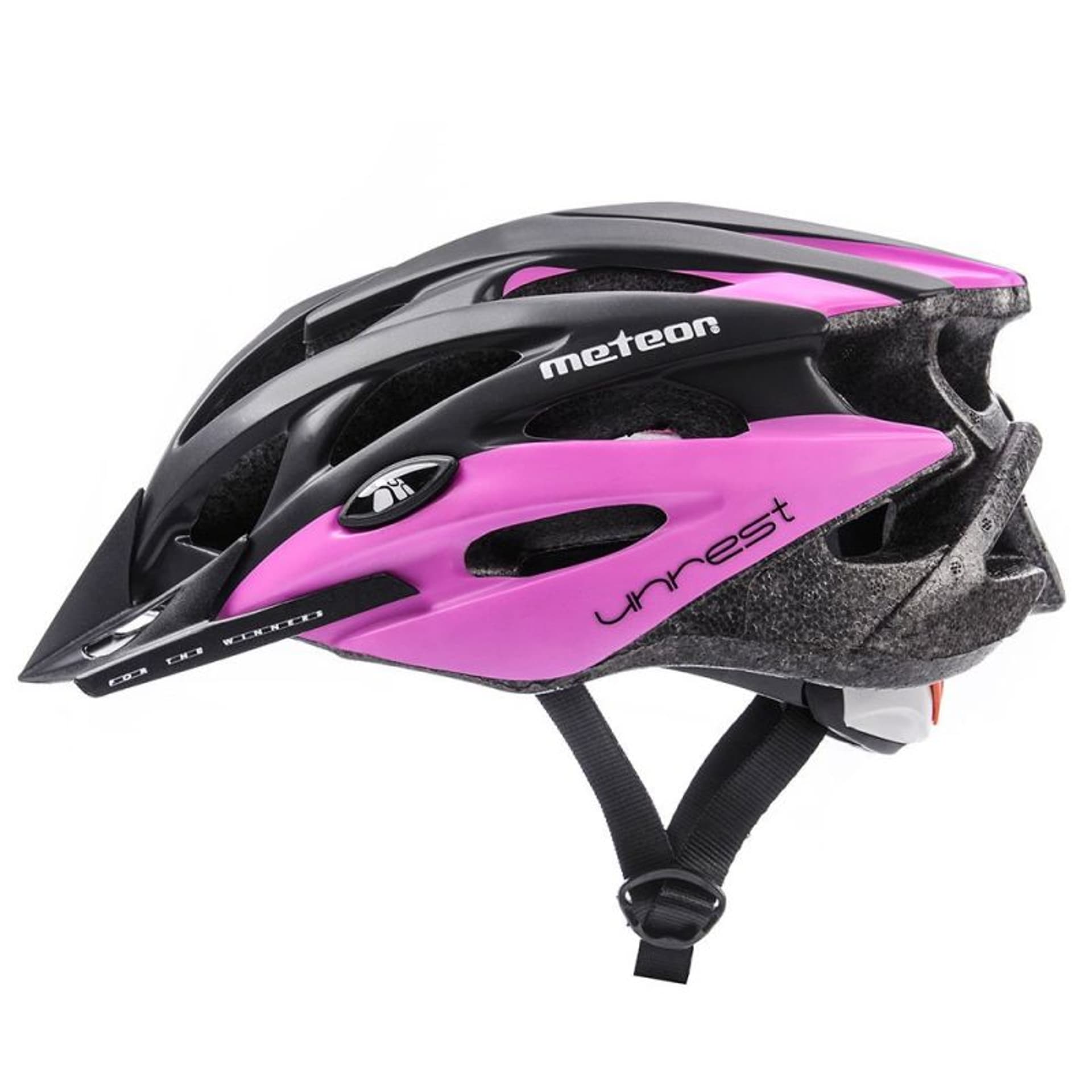 

Kask rowerowy Meteor MV29 Unrest W 24703 (kolor Czarny. Różowy)