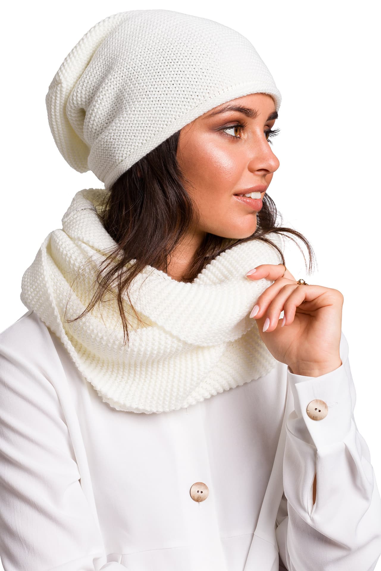 

BK044 Czapka smerfetka - ecru (kolor ecru, rozmiar, Kolor ecru/rozmiar one size