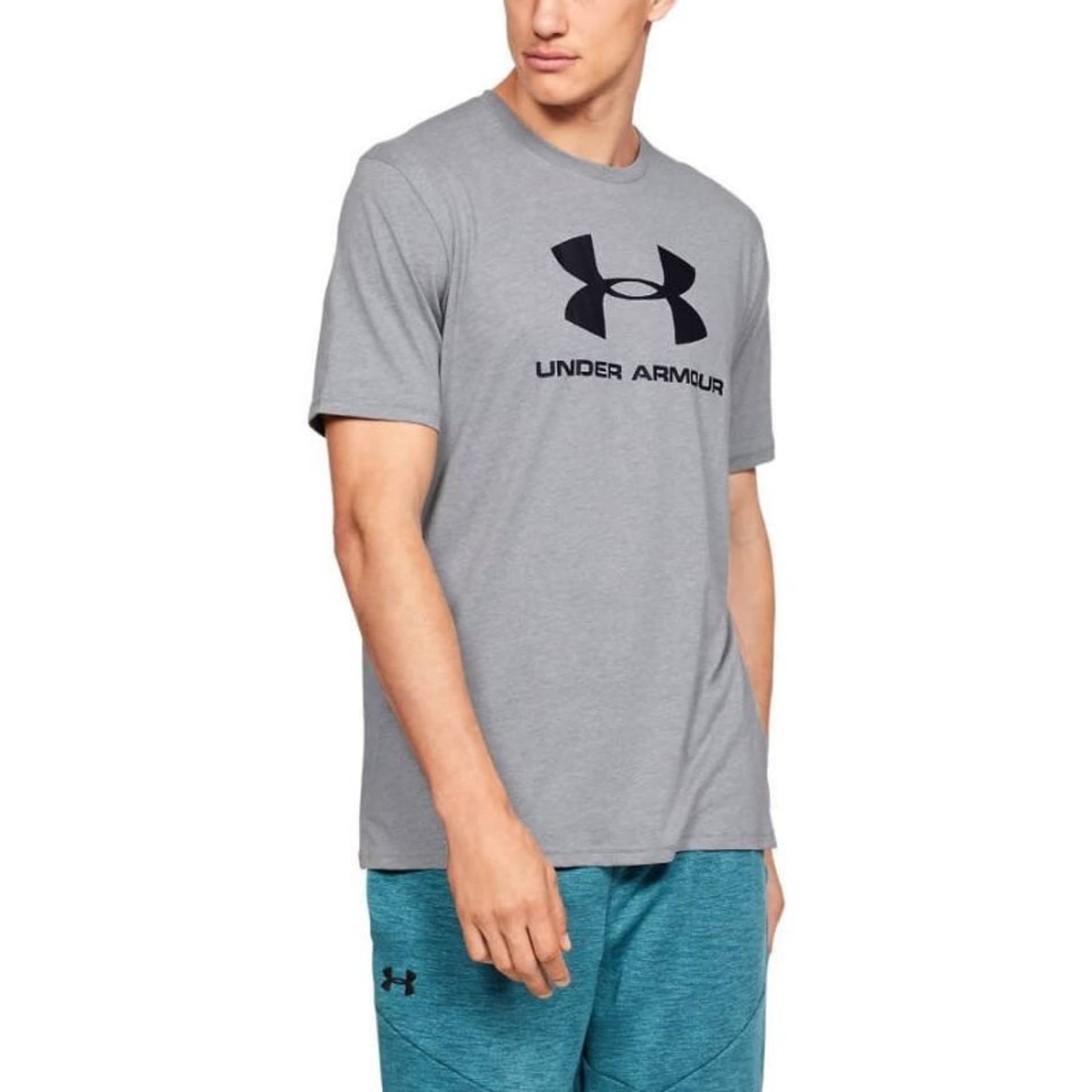 

Koszulka Under Armour Sportstyle Logo SS M 1329590-036 (kolor Szary/Srebrny, rozmiar L)