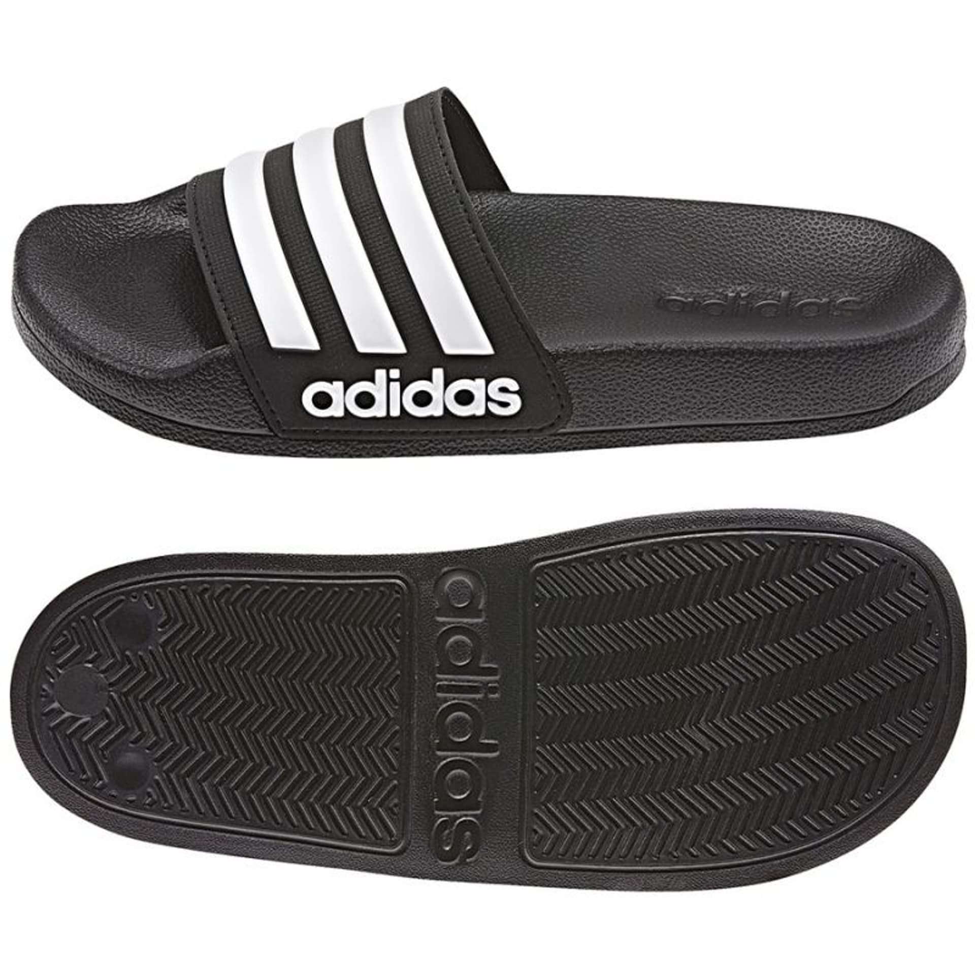 

Klapki adidas Adilette Shower K G27625 (kolor Czarny, rozmiar 33)