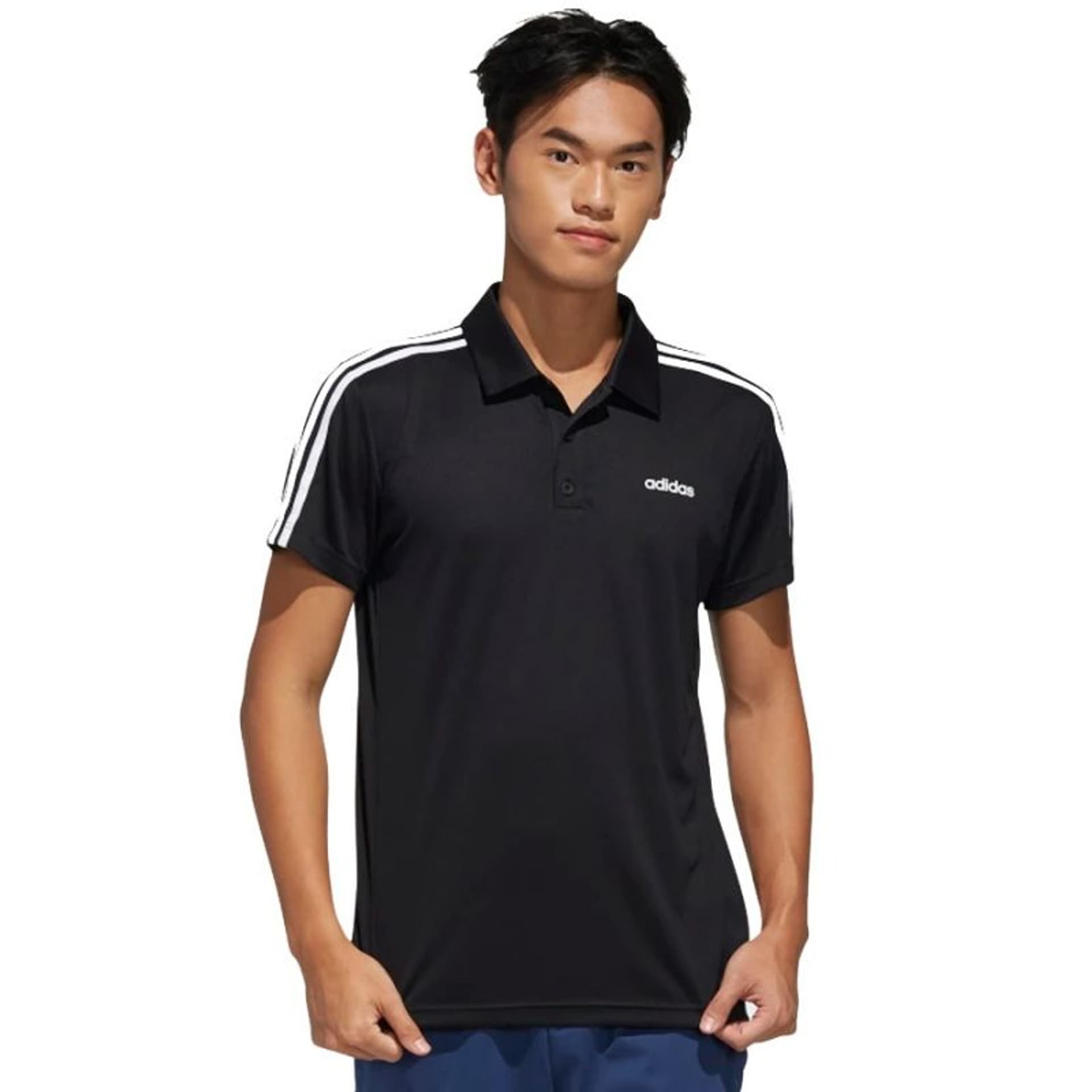 

Koszulka Polo adidas M D2D 3S PO M FL0321 (kolor Czarny, rozmiar M)