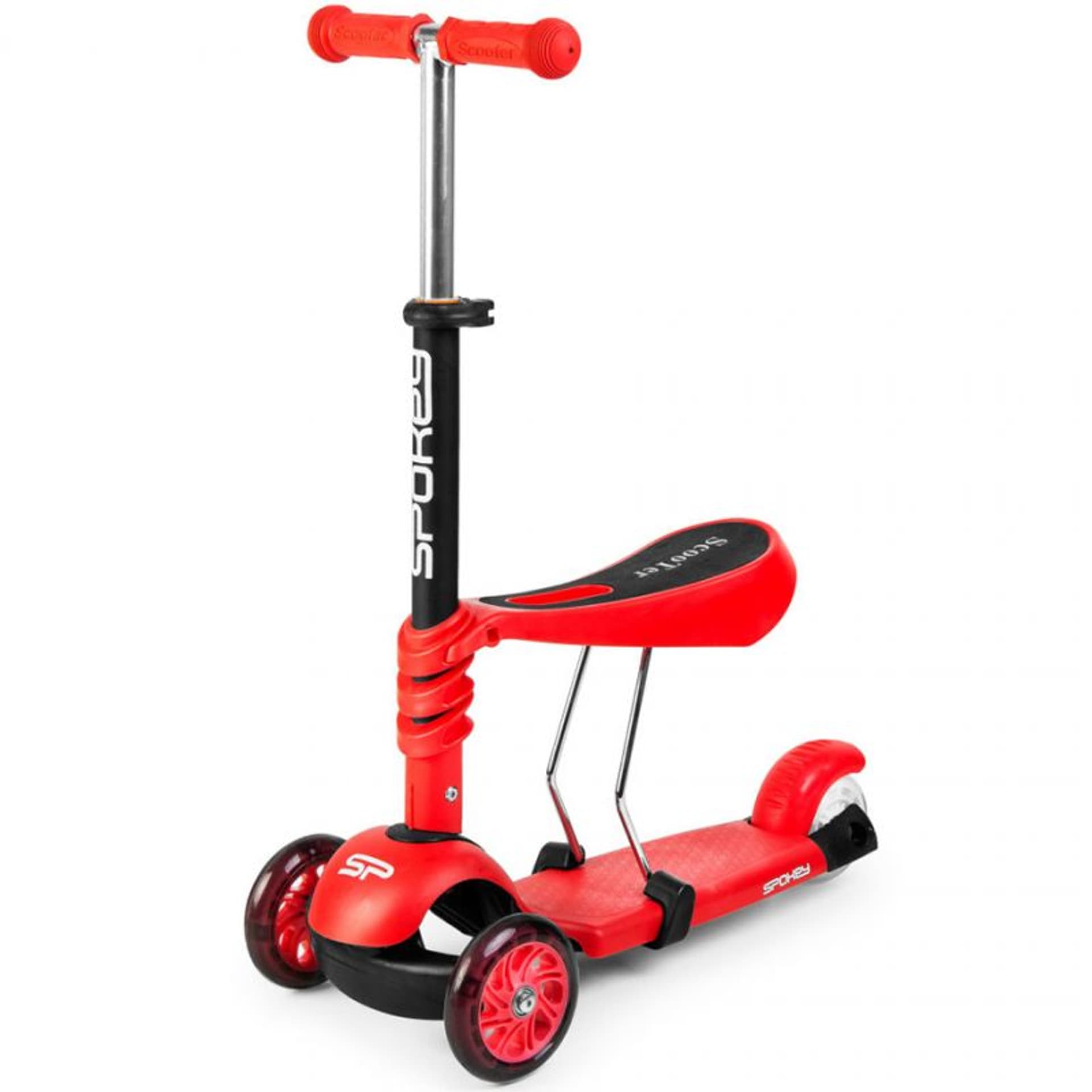

Hulajnoga Spokey Tripla 3w1 (kolor Czerwony)