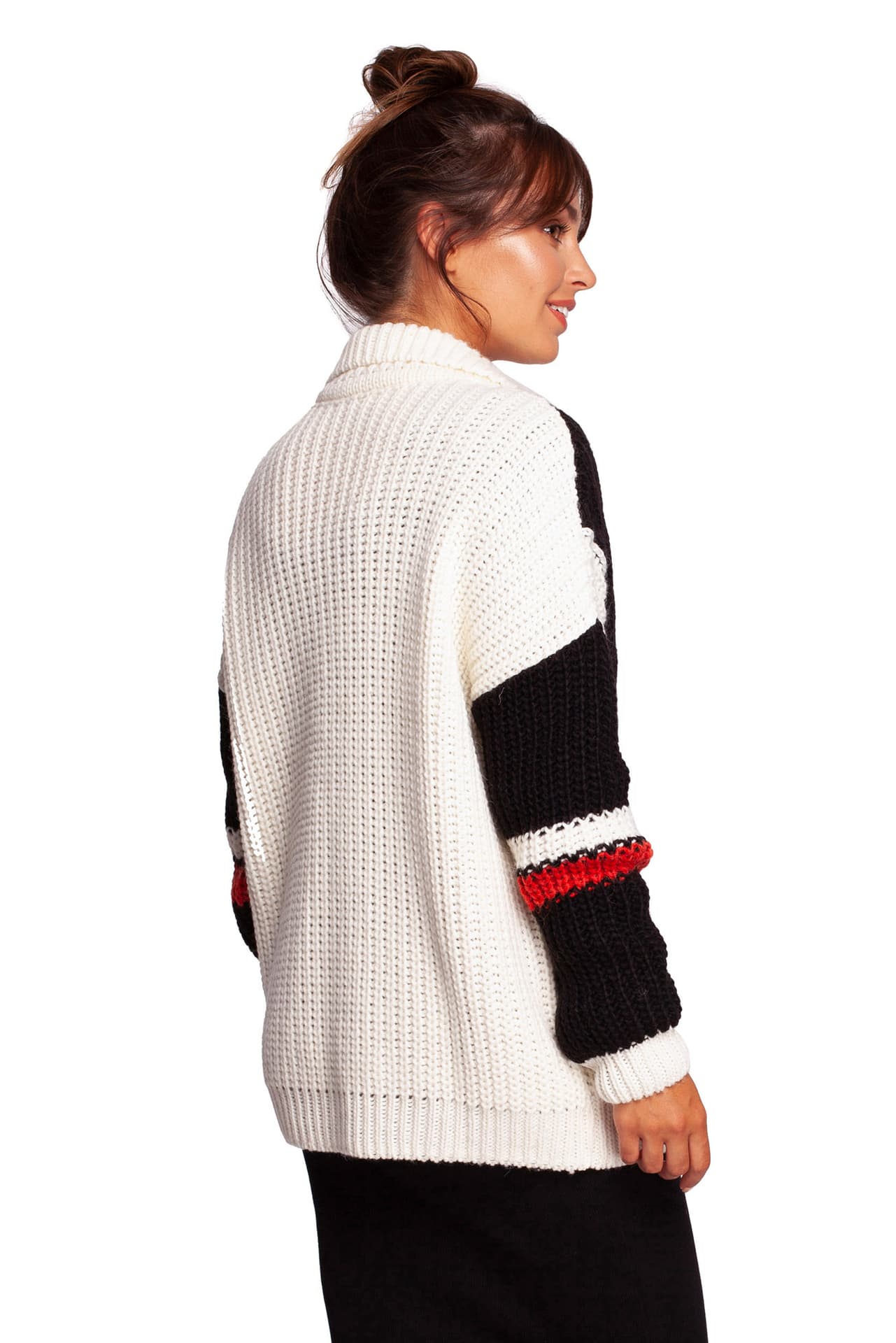 

BK094 Kardigan wielokolorowy z zamkiem i kołnierzem - model 2 (kolor wielokolorowy, rozmiar L/XL)