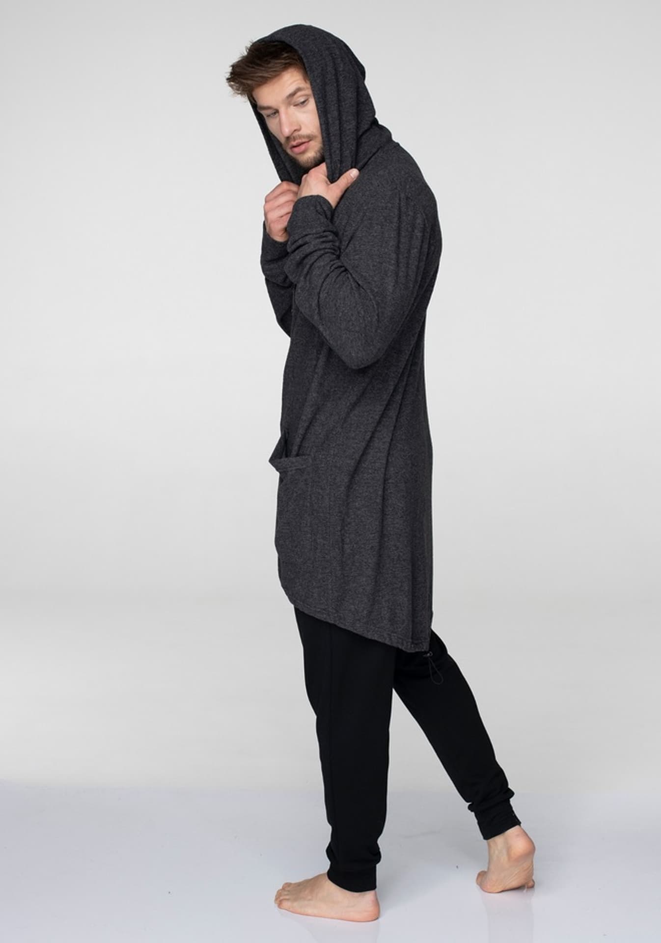 

BLUZA KEY MHM-013 B19 (kolor melange - szary, rozmiar M)
