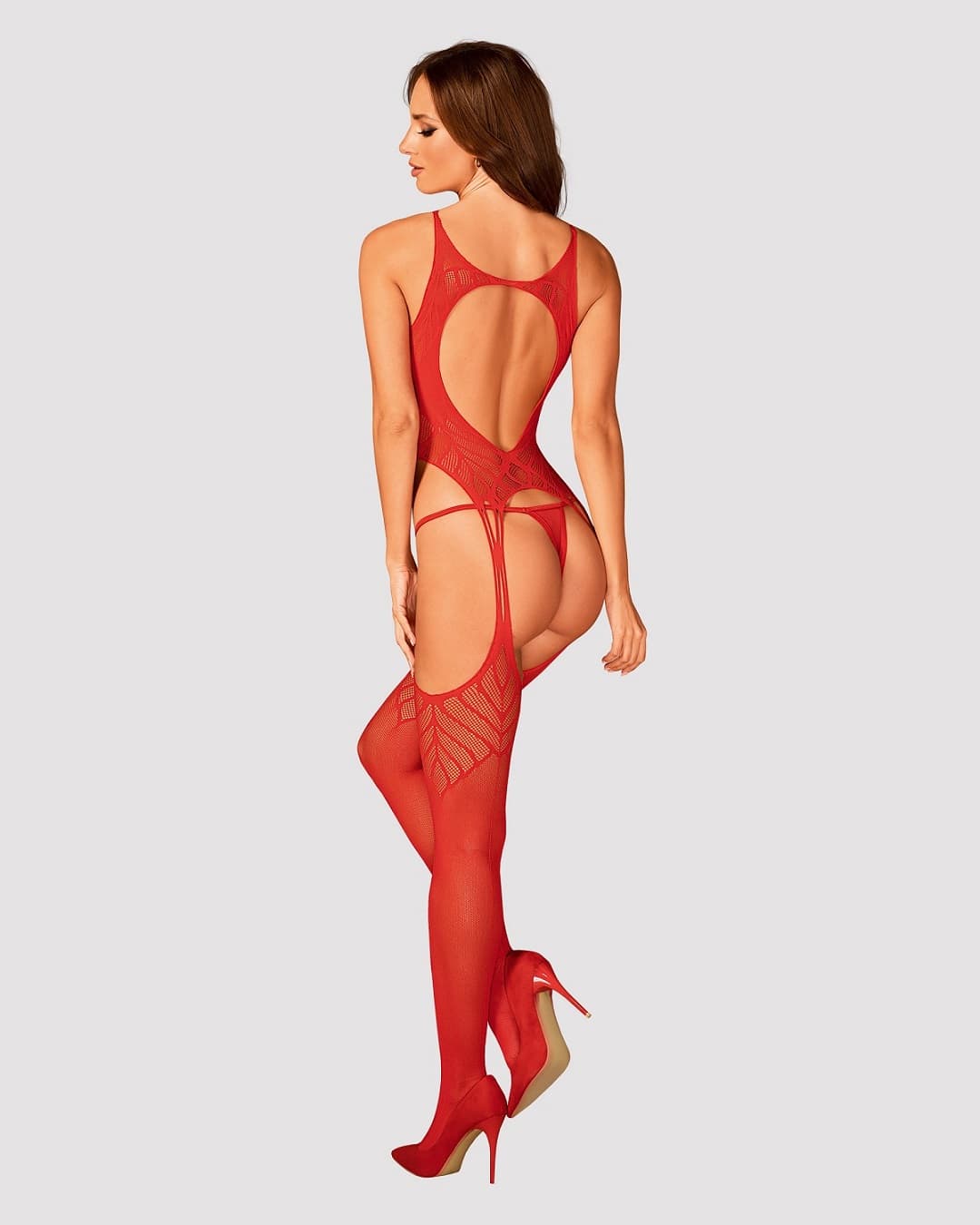

BODYSTOCKING OBSESSIVE N122 (kolor czerwony, rozmiar S/M/L)