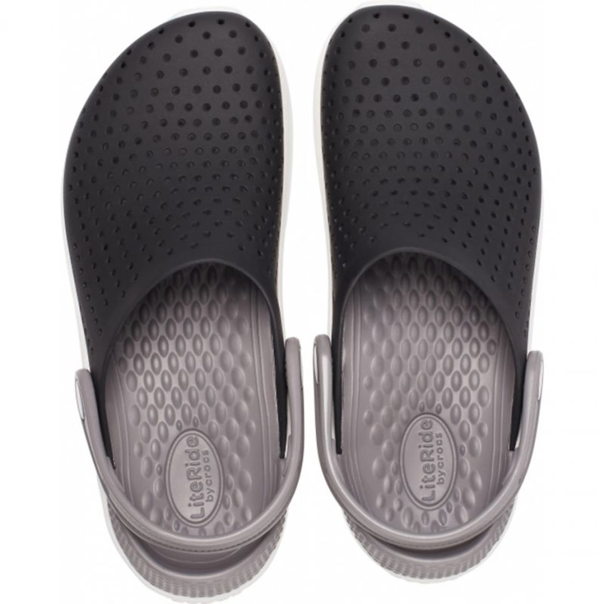 

Klapki Crocs LiteRide Clog Jr 205964 (kolor Biały. Czarny, rozmiar 34-35)