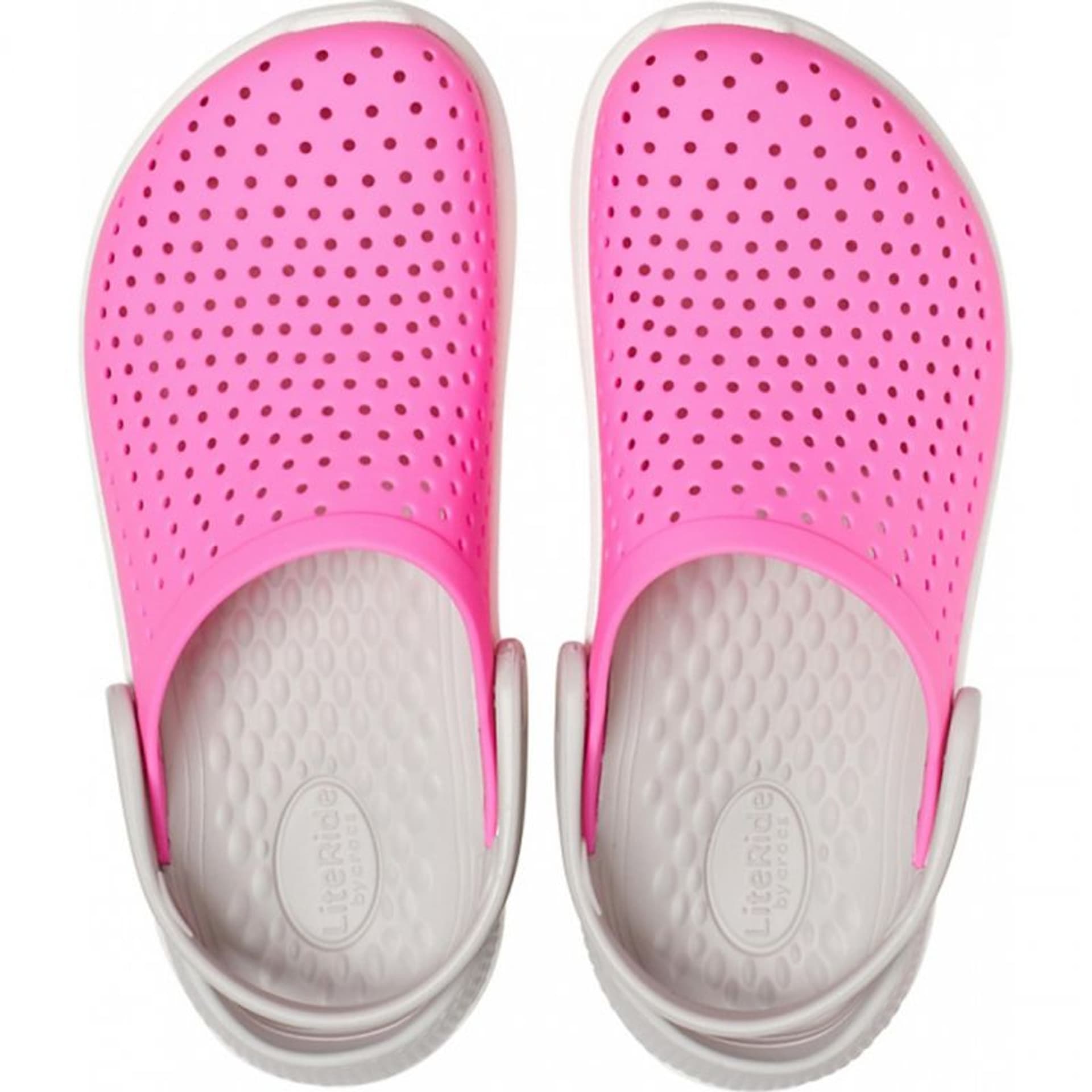 

Klapki Crocs LiteRide Clog Jr 205964 (kolor Biały. Różowy, rozmiar 33-34)