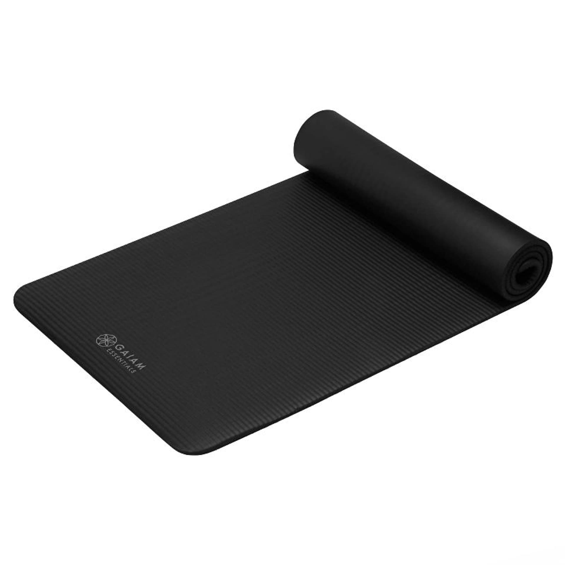 

Mata Fitness Gaiam 10 mm z paskiem (kolor Czarny)