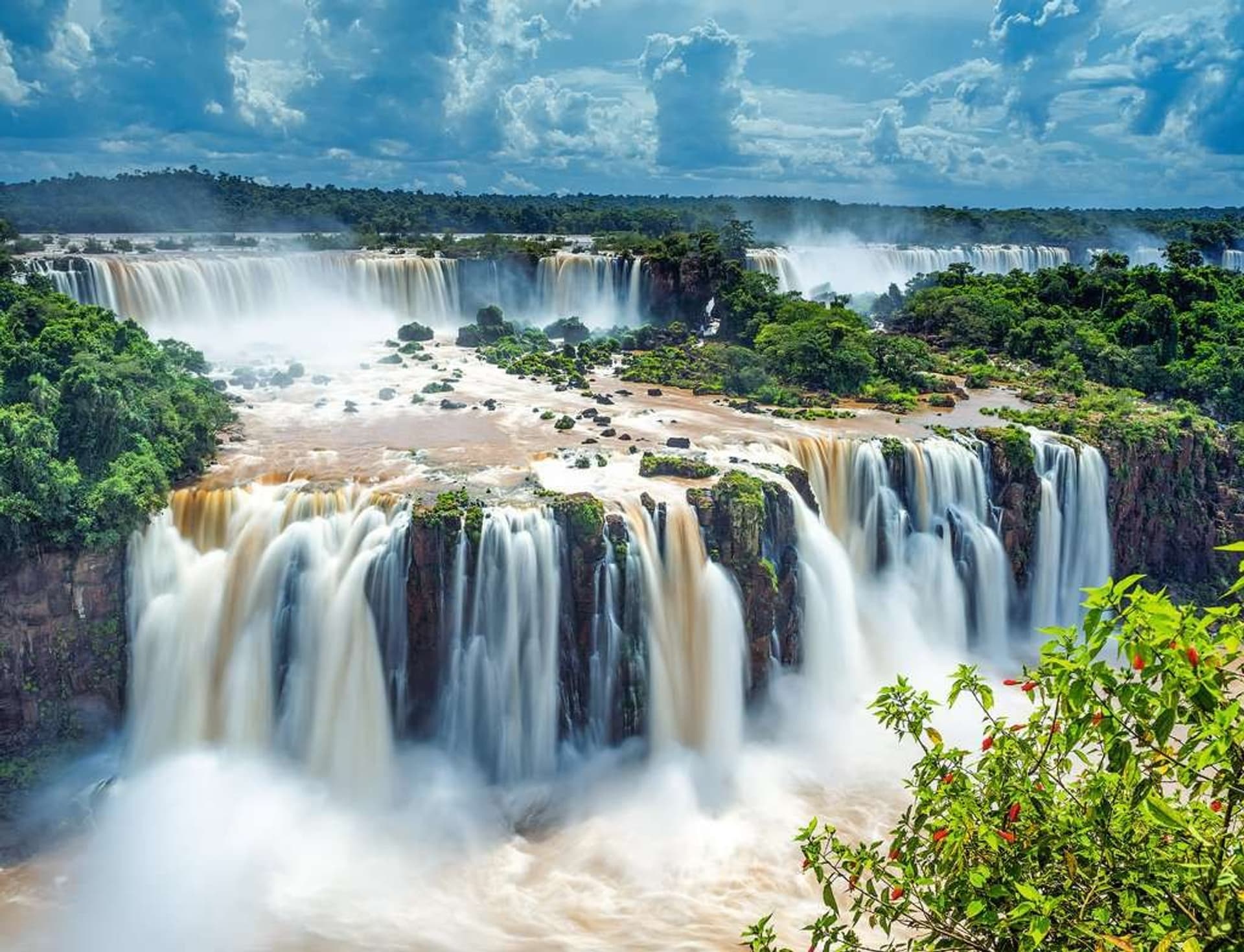 

Puzzle 2000 elementów Wodospad Iguazu