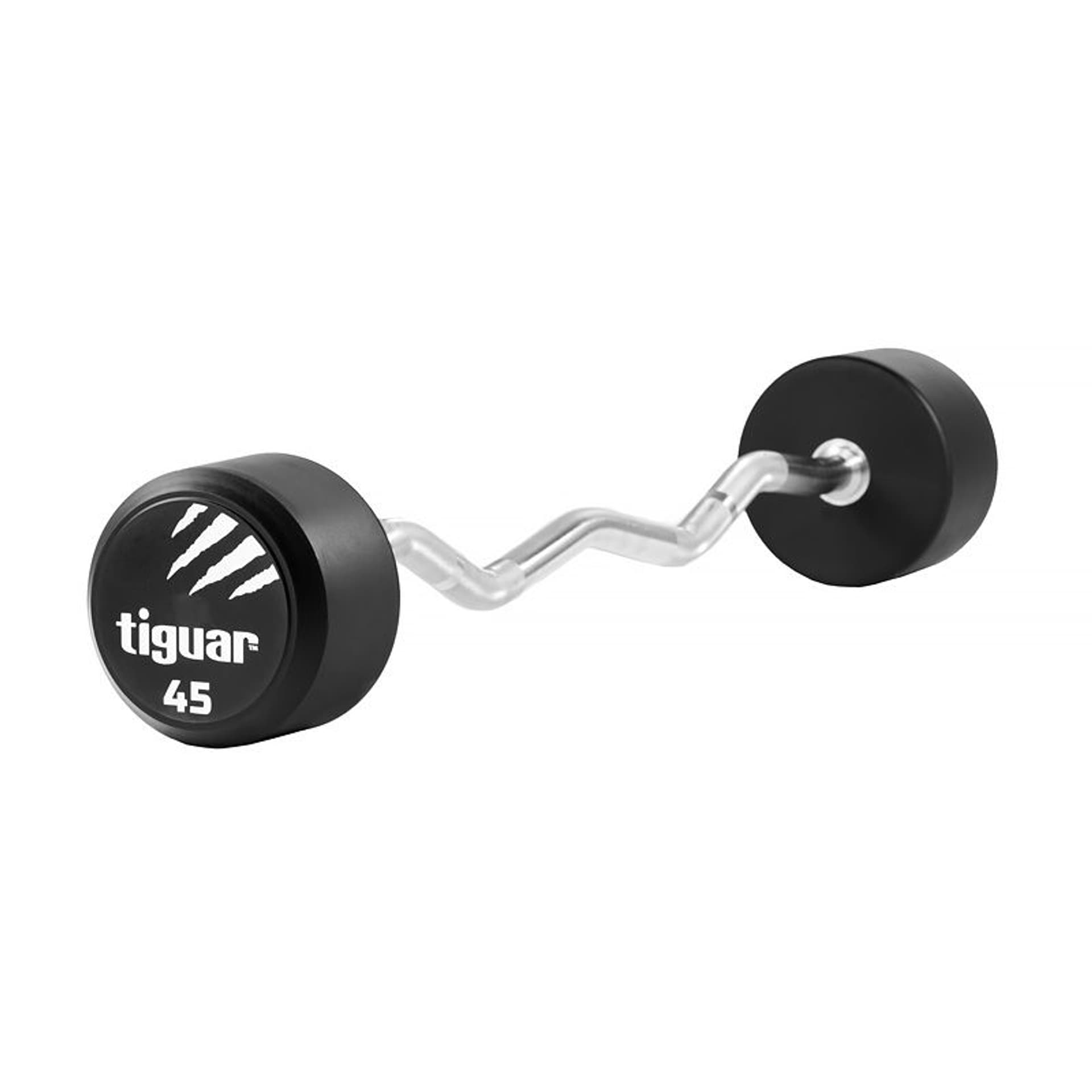

Barbell łamany tiguar PU 45 kg TI (kolor Czarny)