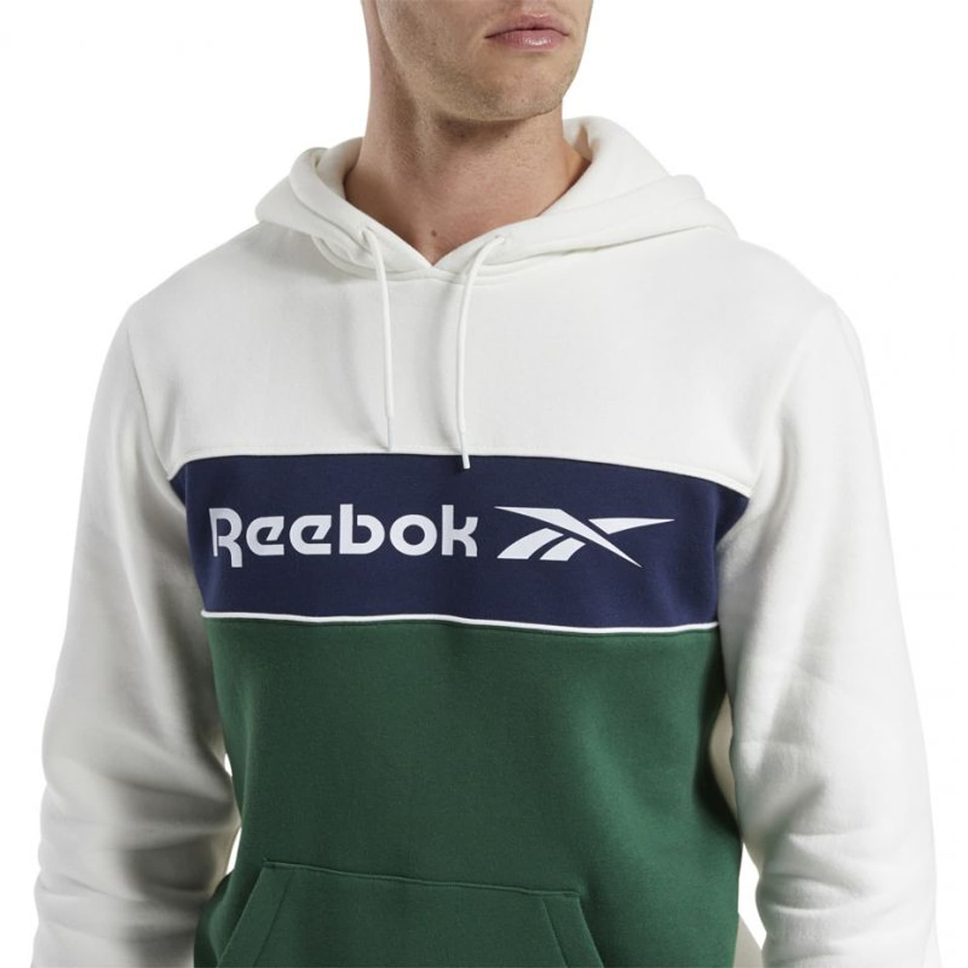 

Bluza Reebok Classic Linear Hoodie M GD0436 (kolor Biały. Zielony, rozmiar XL)