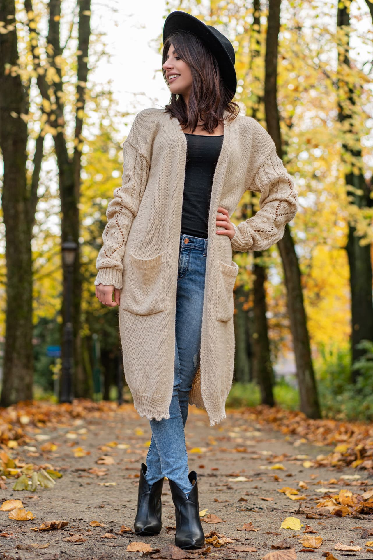

Delaina Beige sweter (kolor Beige, rozmiar, Kolor beige/rozmiar one size