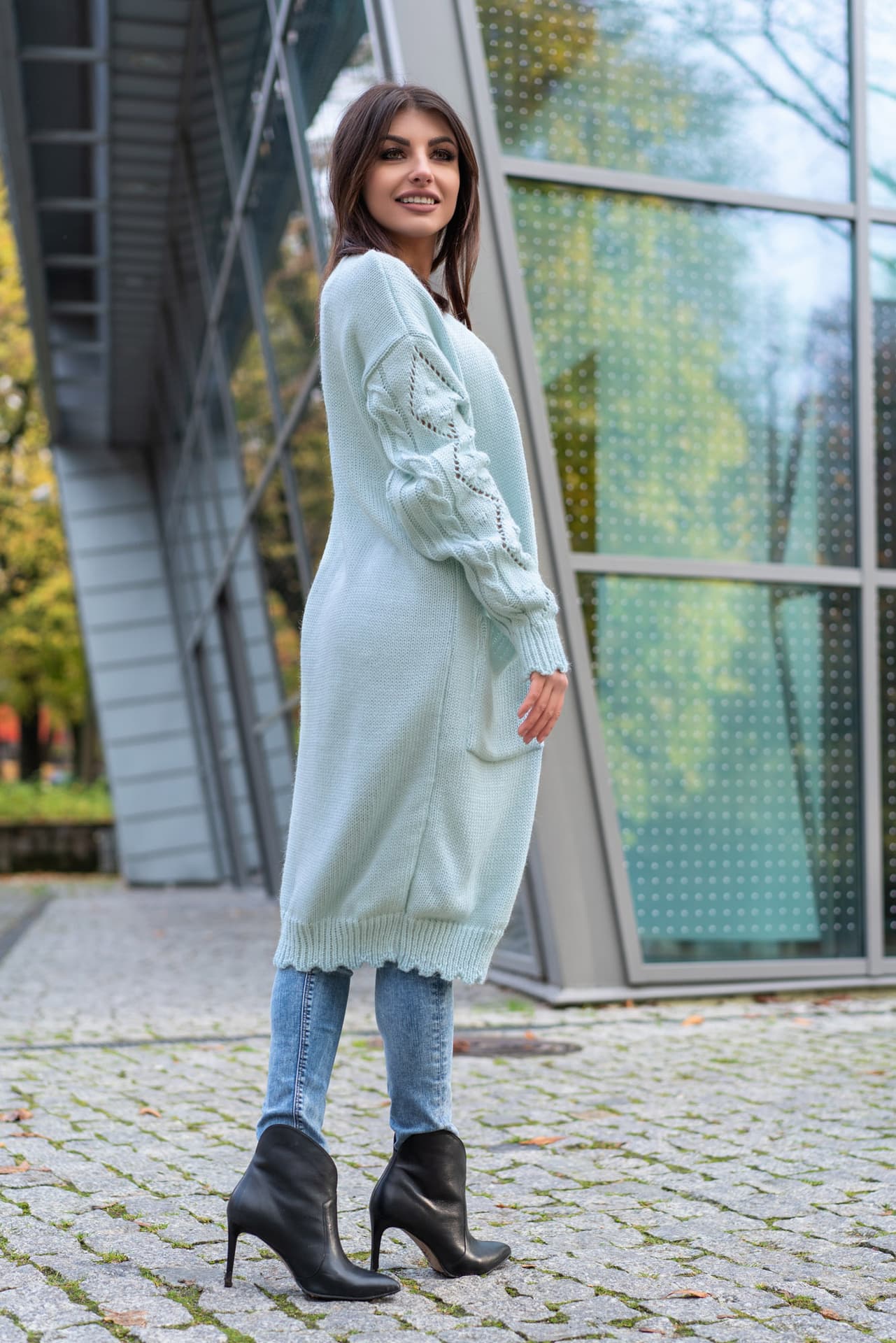 

Delaina Mint sweter (kolor Mint, rozmiar, Kolor mint/rozmiar one size
