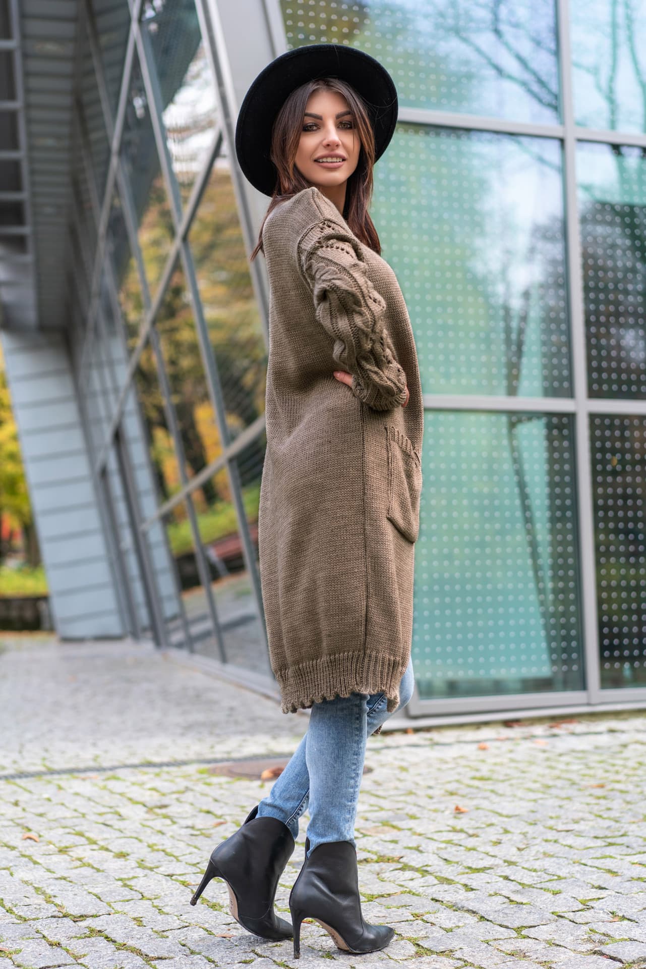 

Delaina Mocca sweter (kolor mocca, rozmiar, Kolor mocca/rozmiar one size