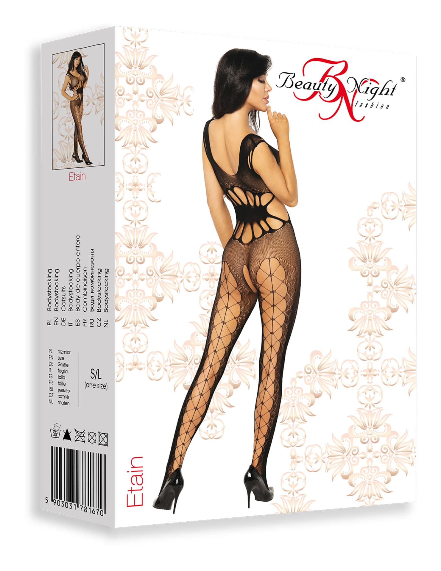 

Etain bodystocking (kolor czarny, rozmiar S-L)