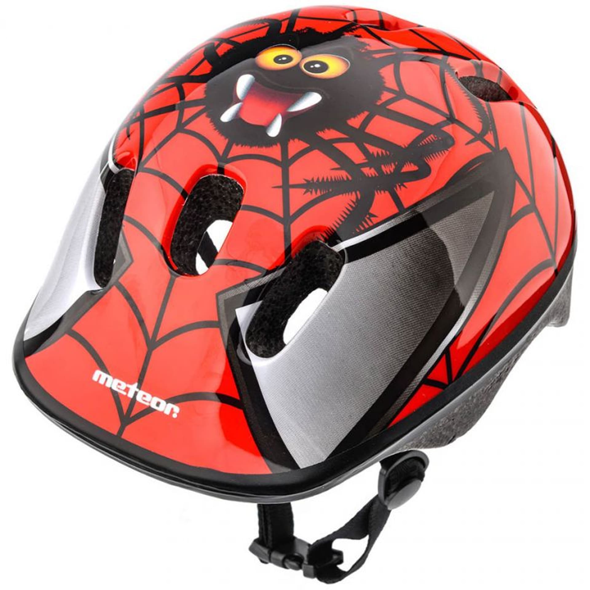 

Kask rowerowy Meteor KS06 Spider roz XS 44-48cm Jr 24826 (kolor Czarny. Czerwony)