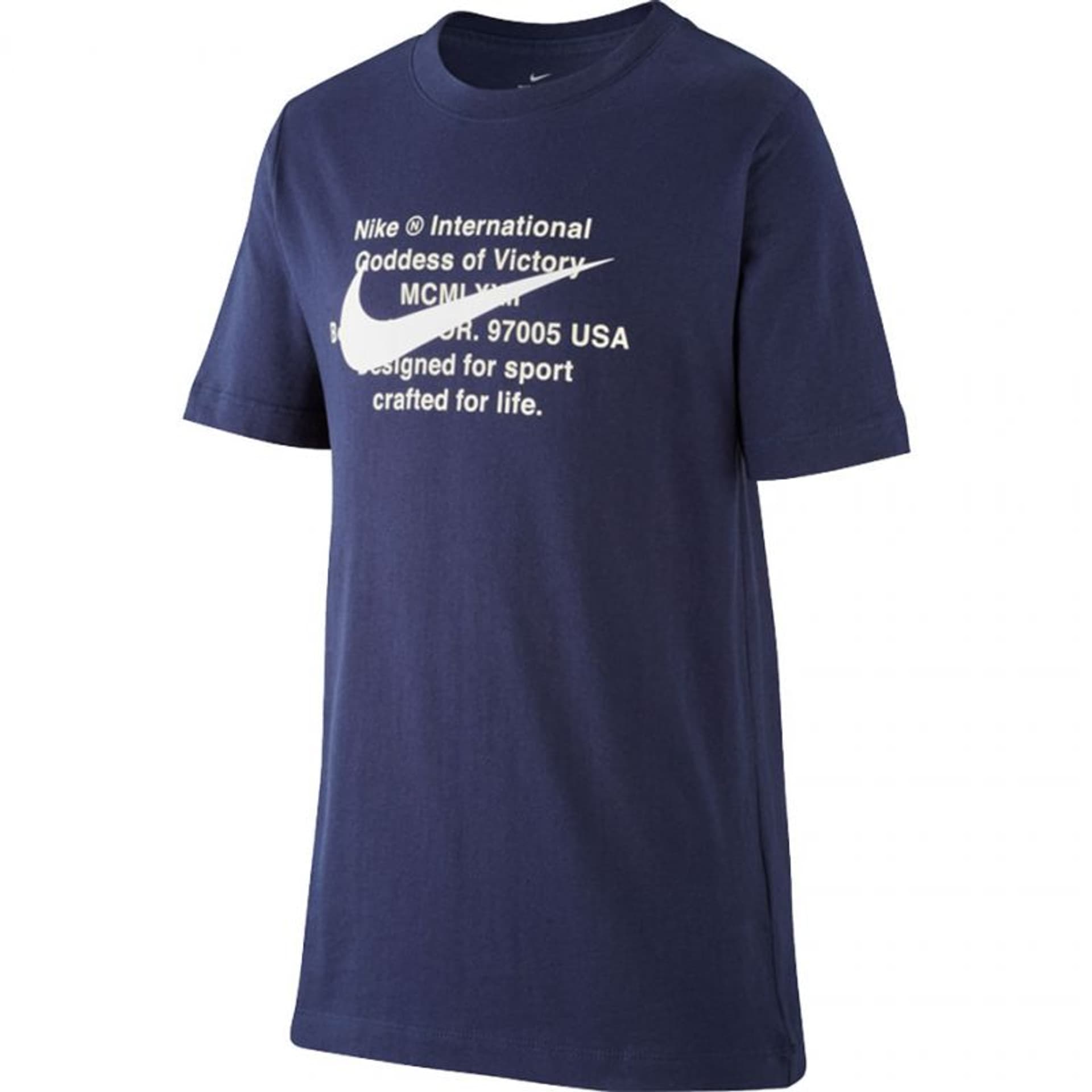 

Koszulka Nike Tee Swoosh For Life Jr CT2632 (kolor Granatowy, rozmiar M)