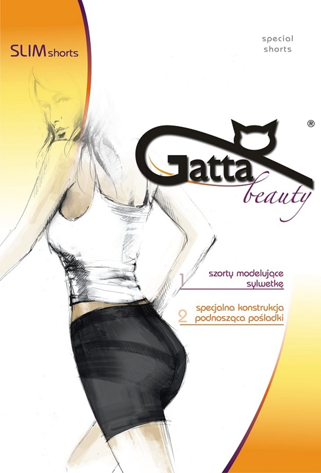 

FIGI GATTA BODY SLIM SHORTS (kolor czarny, rozmiar XL)