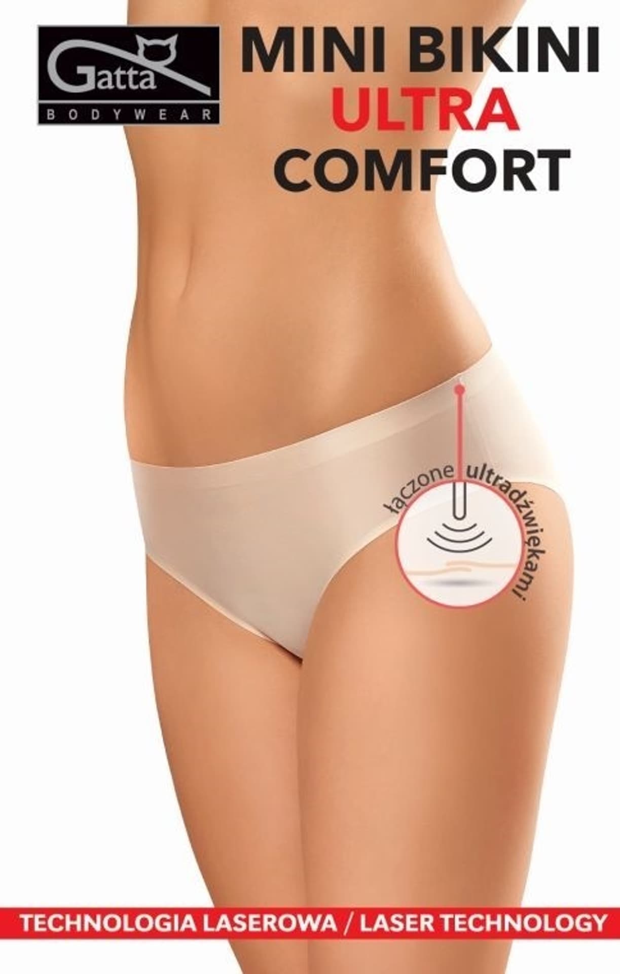 

FIGI GATTA MINI BIKINI ULTRA COMFORT (kolor Beige, rozmiar L)