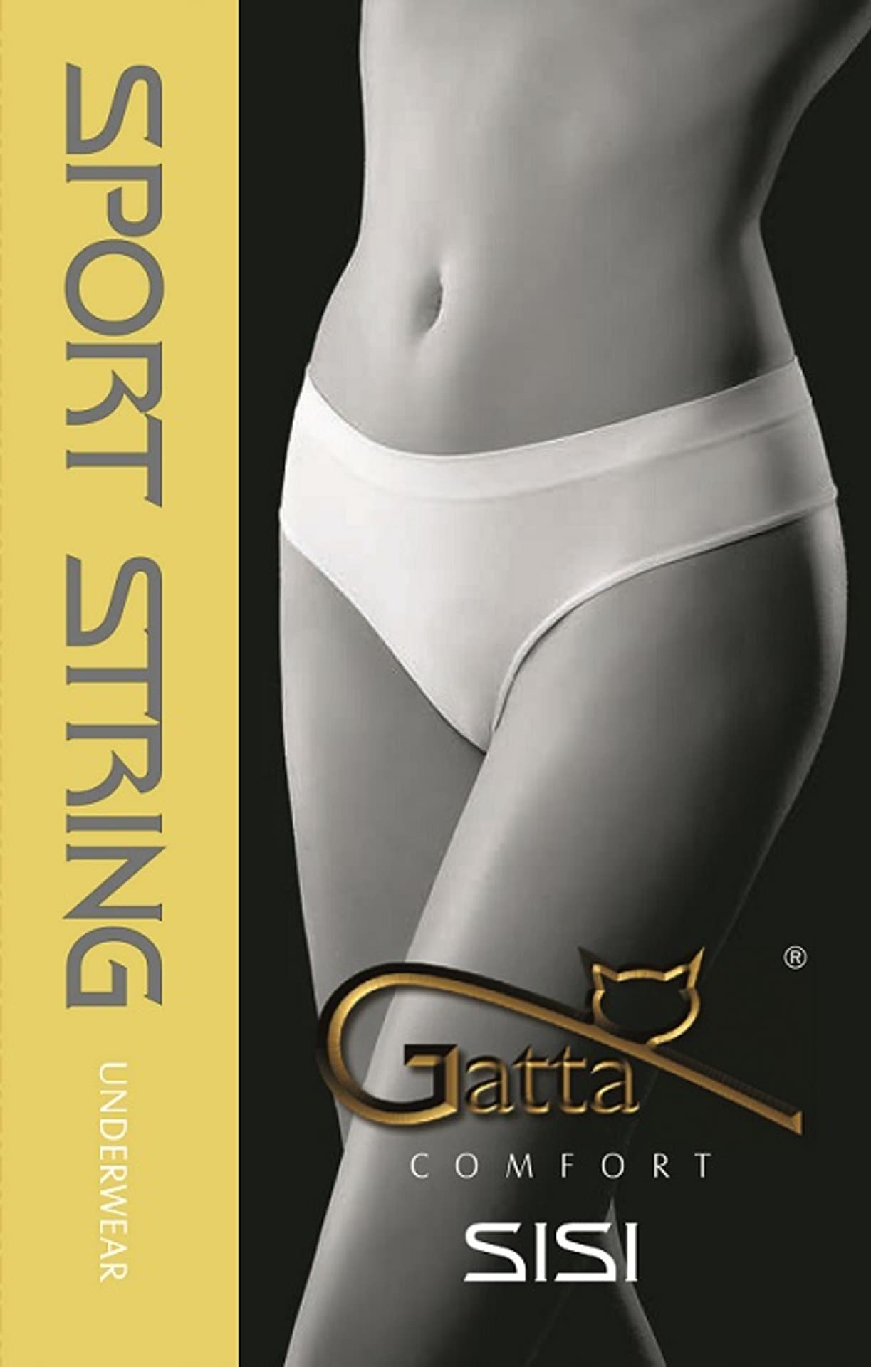 

FIGI GATTA SPORT STRING SISI (kolor biały, rozmiar M)