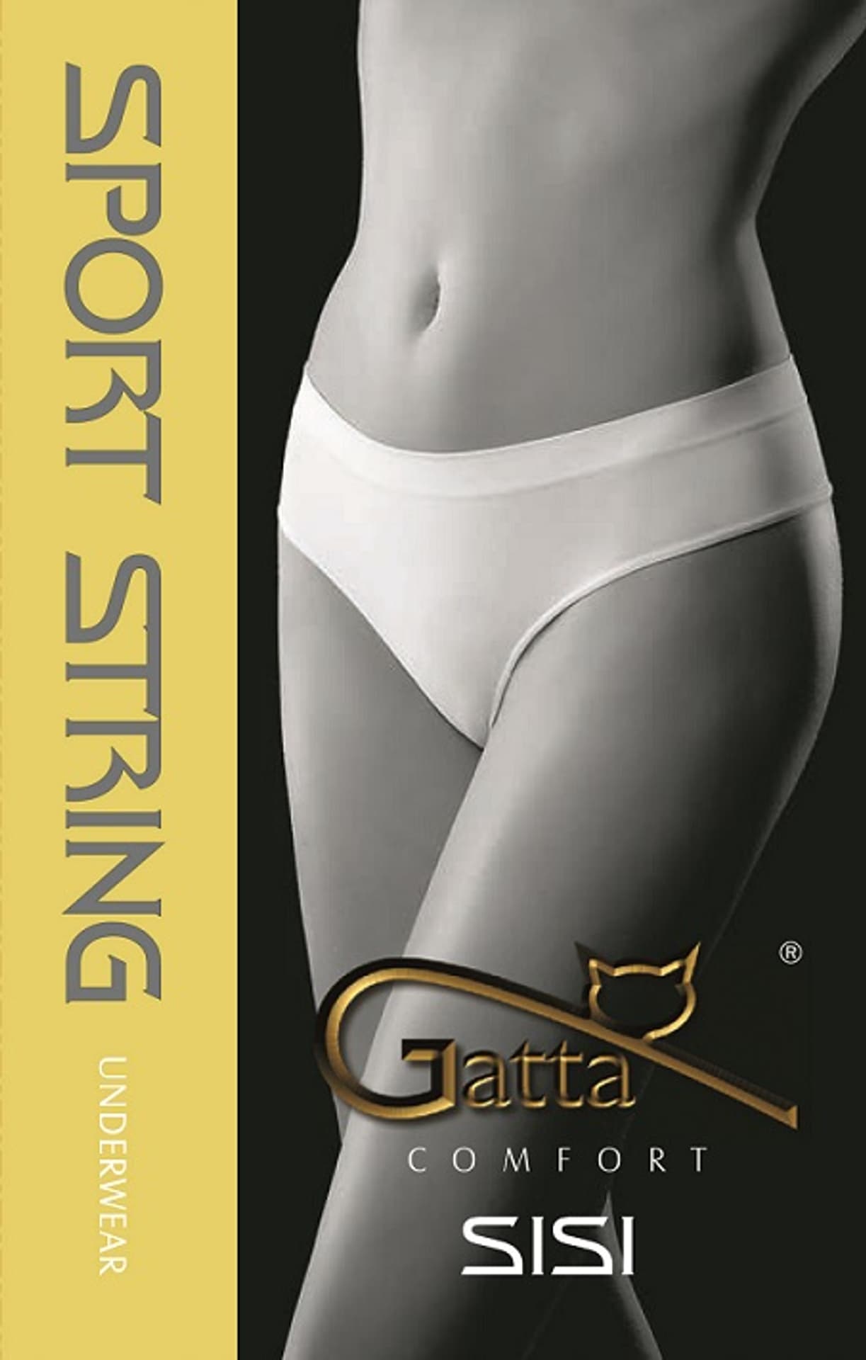 

FIGI GATTA SPORT STRING SISI (kolor czarny, rozmiar S)