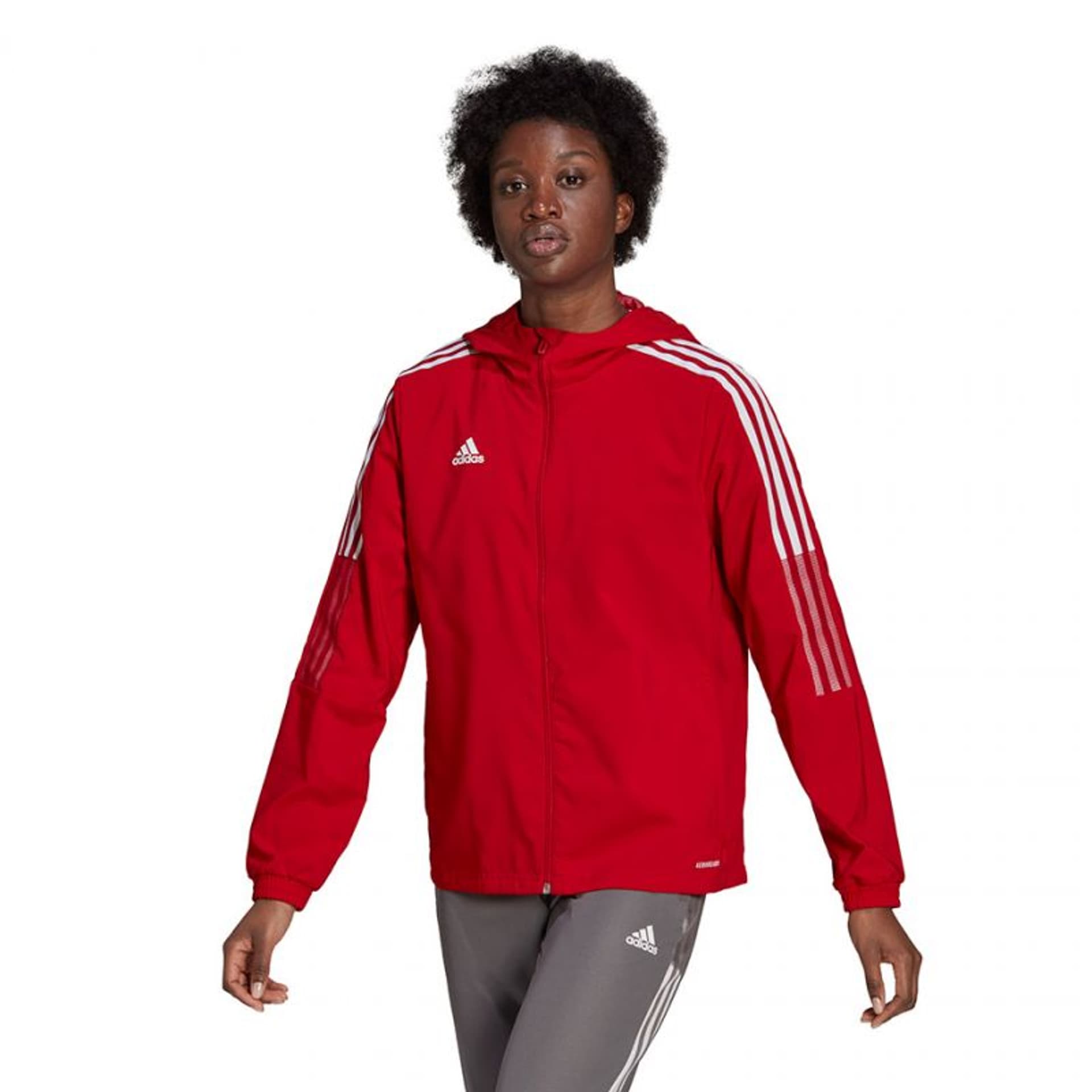 

Bluza adidas Tiro 21 Windbreaker W GP4972 (kolor Czerwony, rozmiar M)