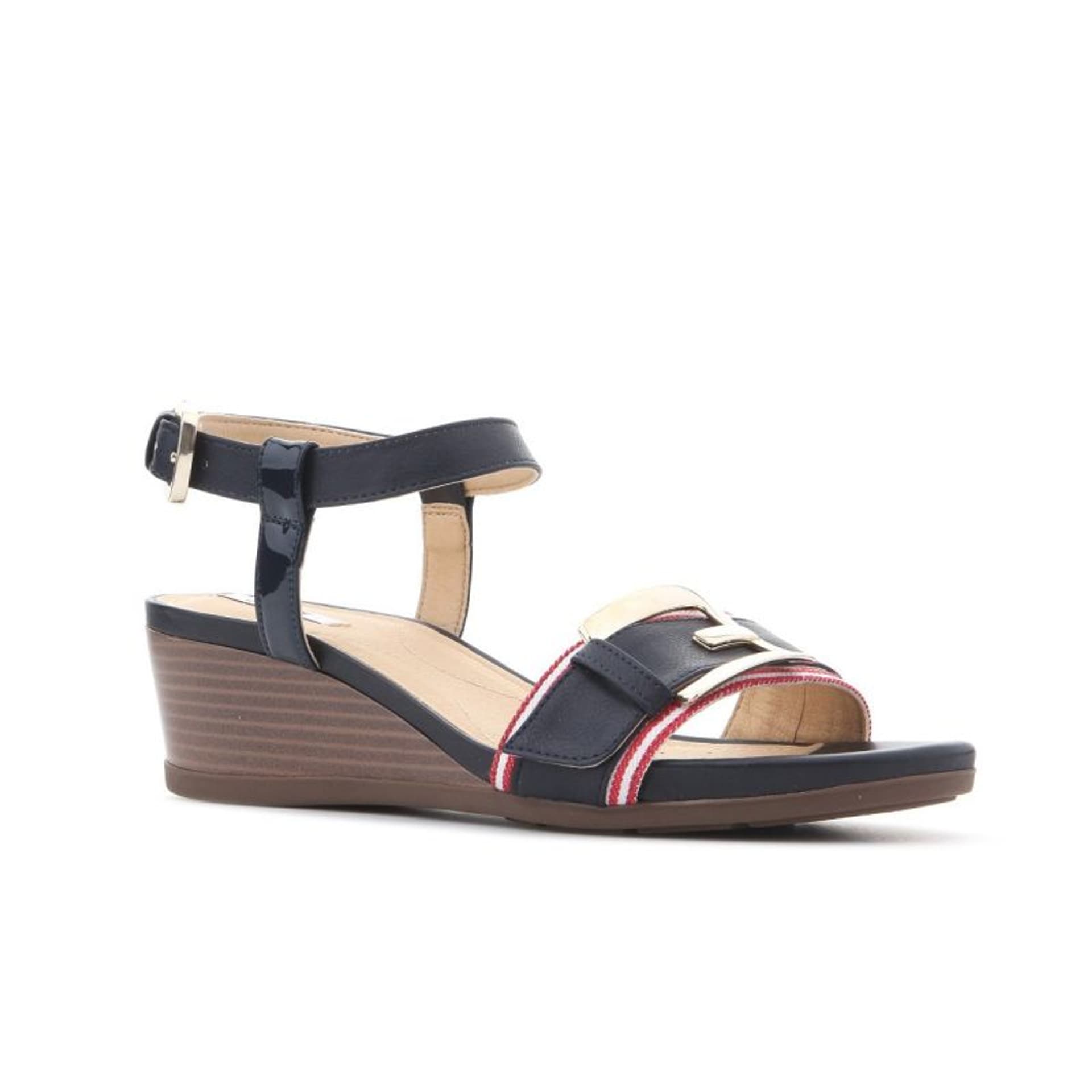 

Sandały Geox D W D828QD 05402 C4181 (kolor Granatowy, rozmiar EU 39)