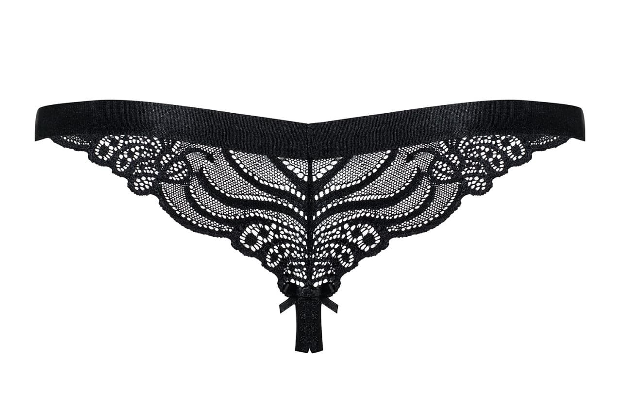 

FIGI OBSESSIVE 828-THC-1 STRINGI OTWARTE (kolor czarny, rozmiar S/M)