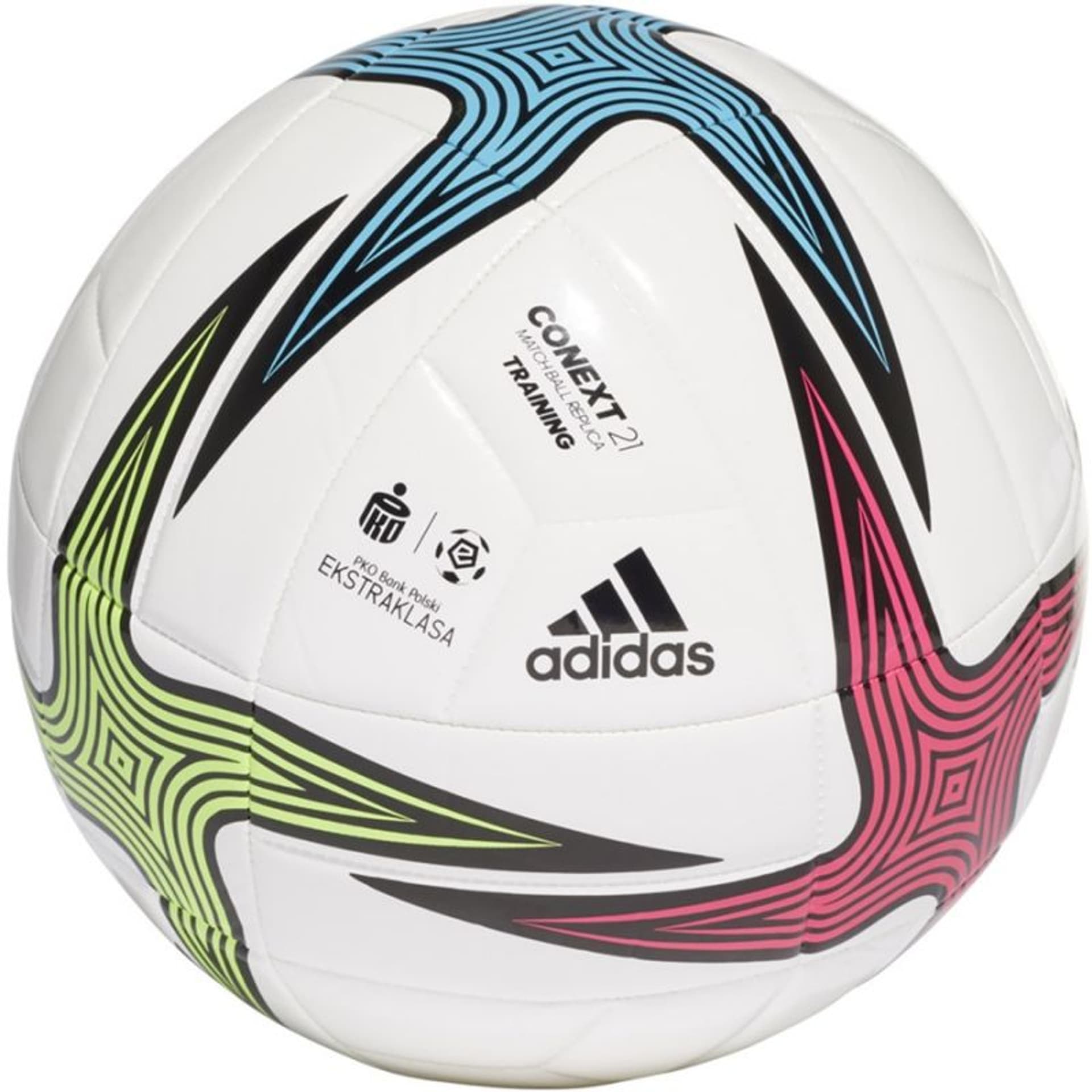 

Piłka nożna adidas Conext 21 Ekstraklasa Training GU1549 (kolor Biały, rozmiar 5)
