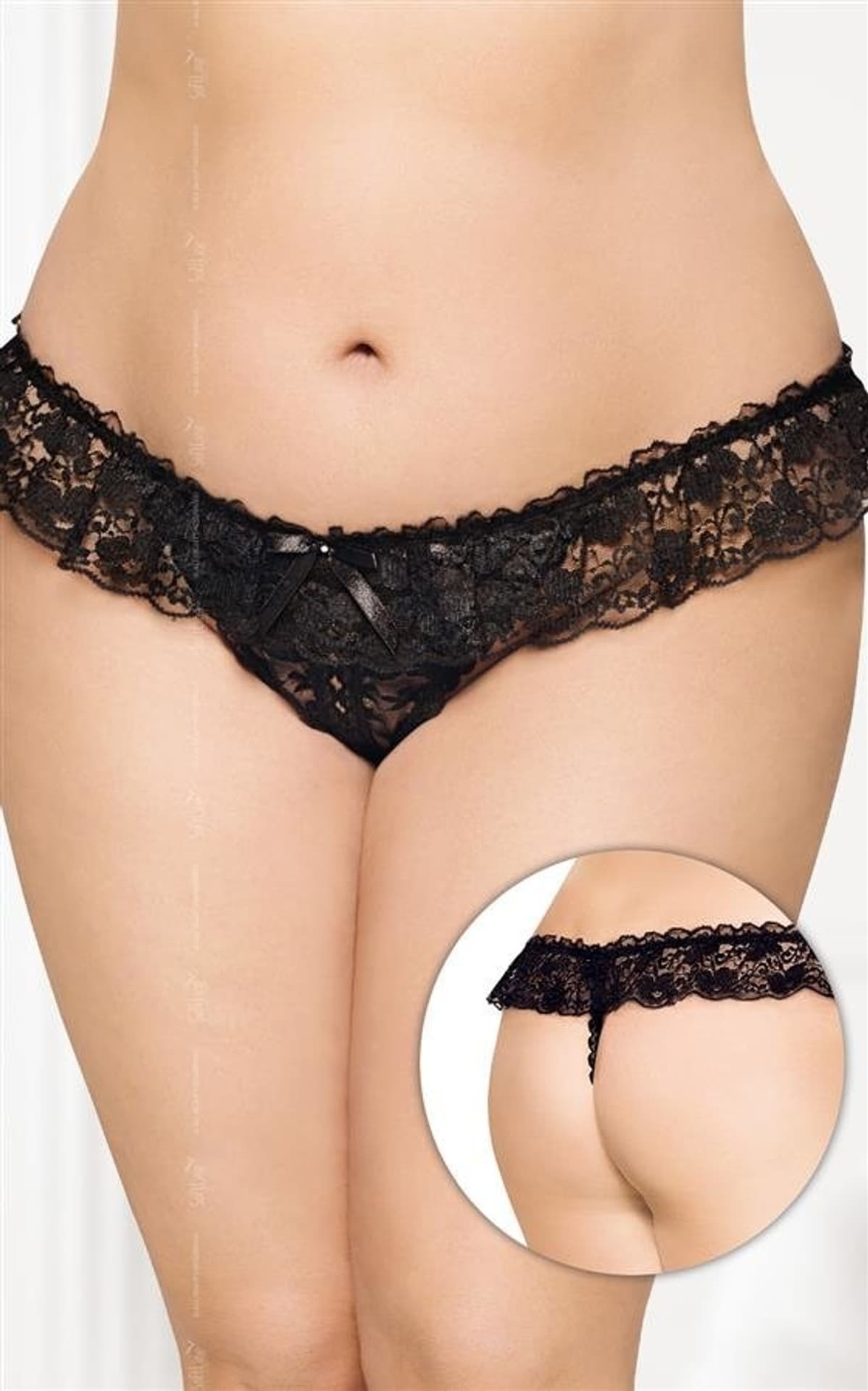 

G-string 2432 czarny (kolor czarny, rozmiar XL-3XL)