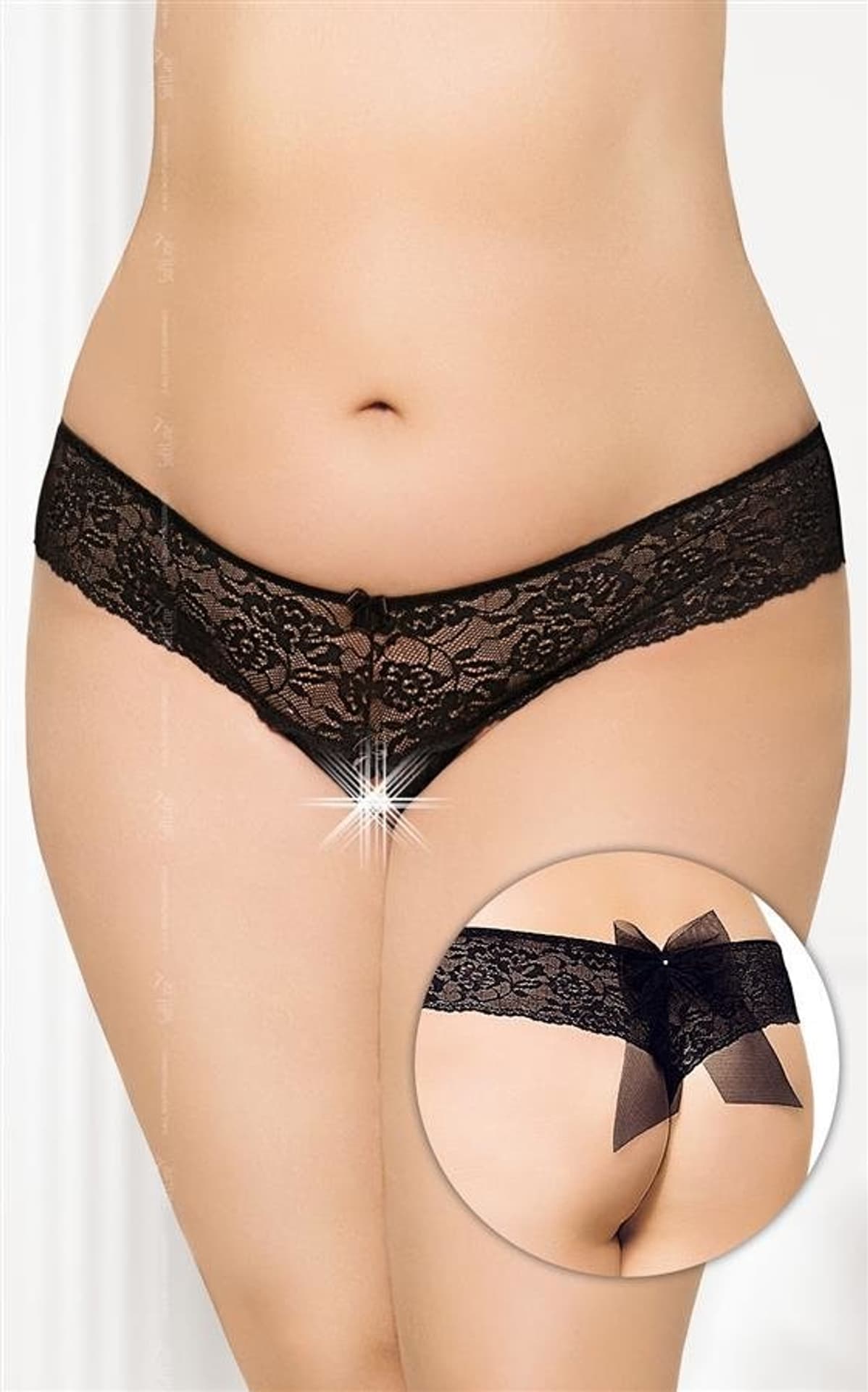 

G-string 2436 czarny (kolor czarny, rozmiar 2xl)