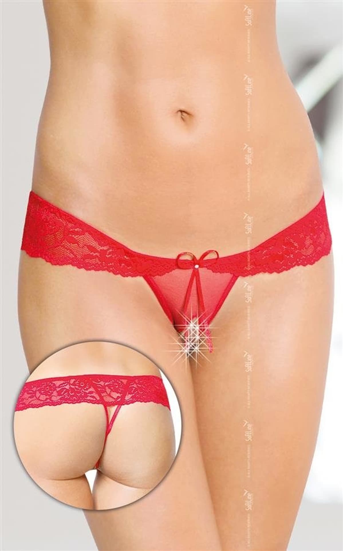 

G-String 2443 czerwony (kolor czerwony, rozmiar M/L)