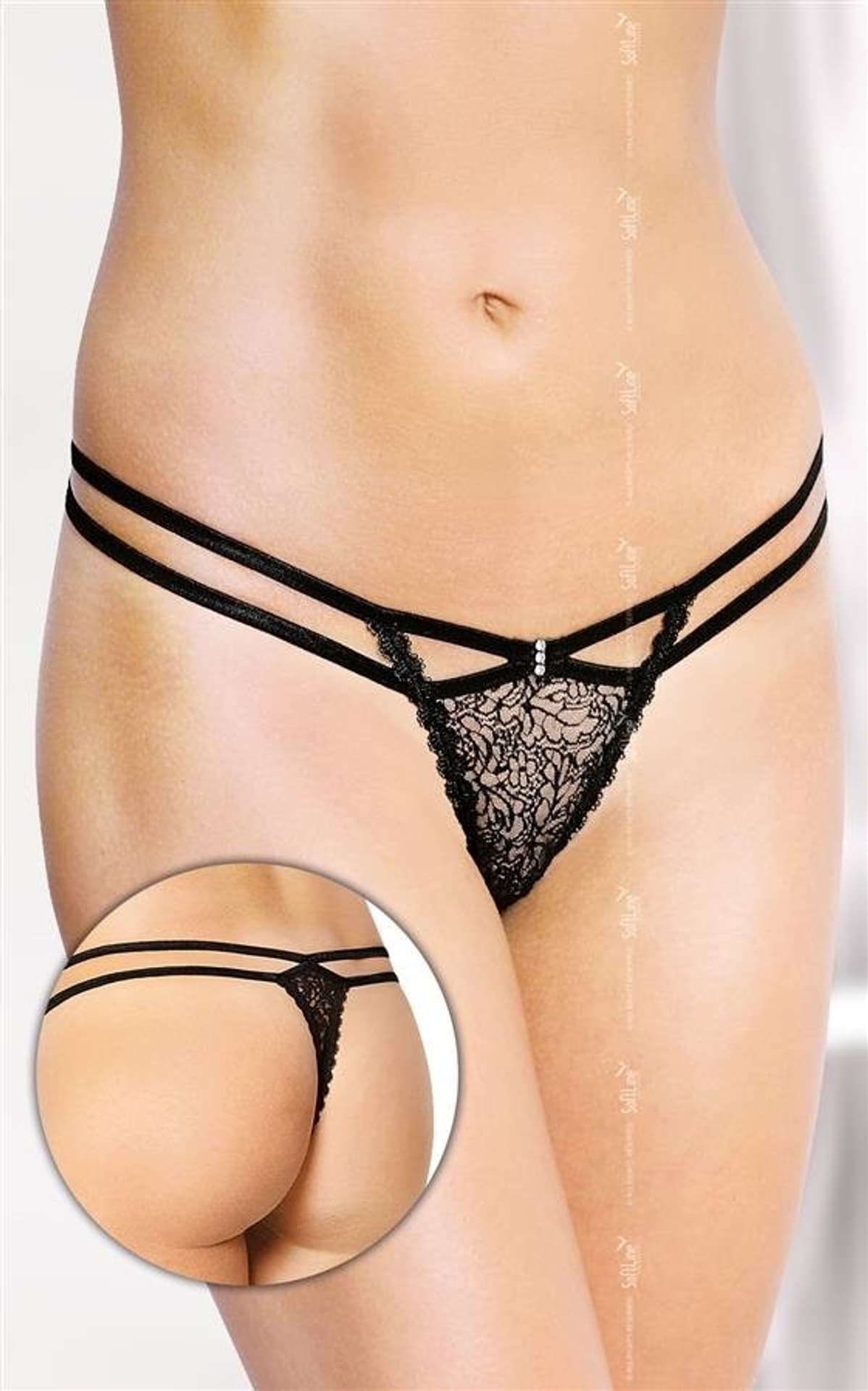 

G-String 2450 czarny (kolor czarny, rozmiar M/L)